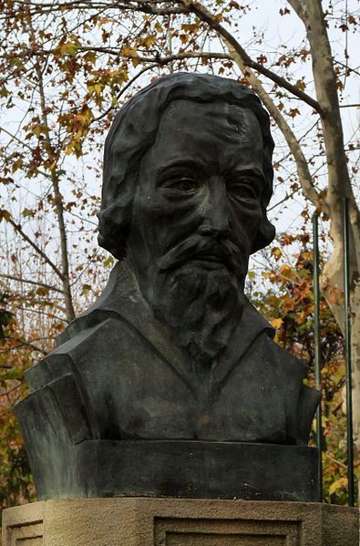 Miguel Servet en el parque