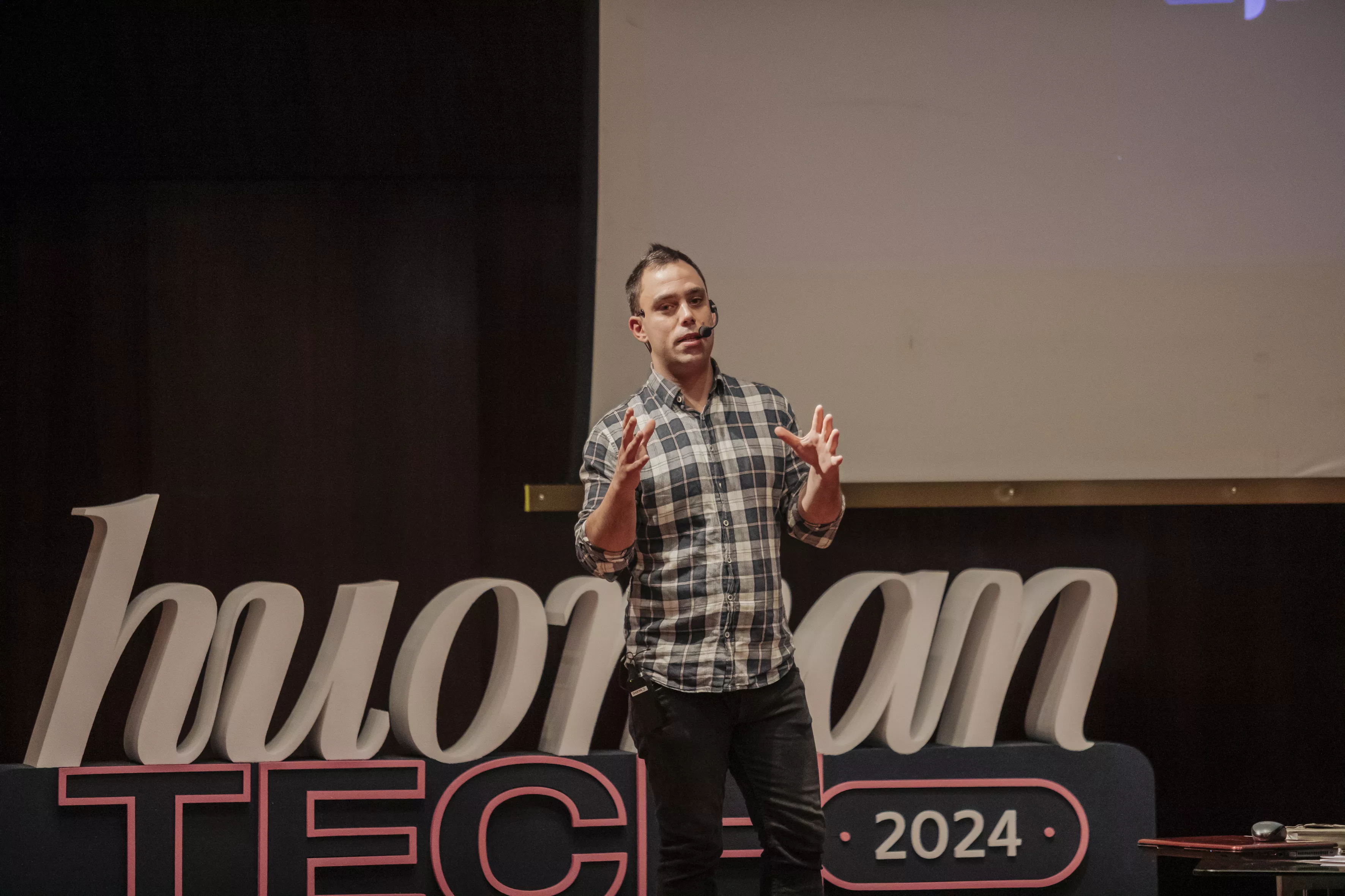 Carlos Oyarzábal, en Huomantech.