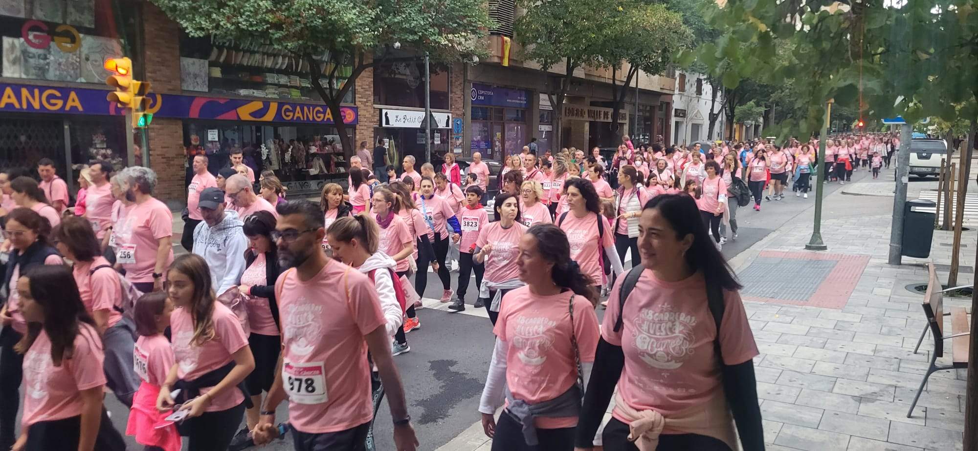 Carrera contra el Cáncer en Huesca. Foto Myriam Martínez