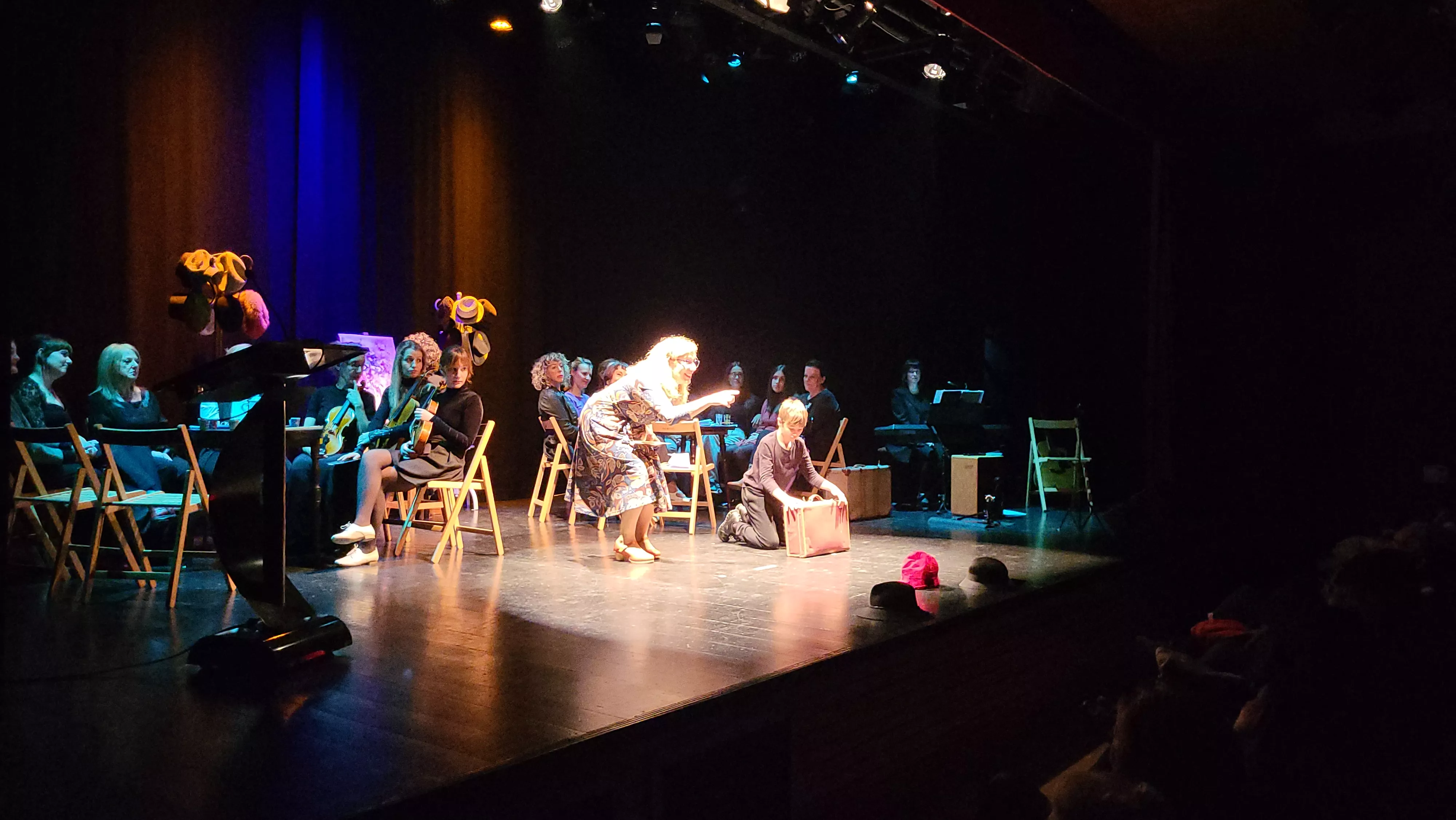 Espectáculo "Soledad no tiene gato". Foto Mercedes Manterola