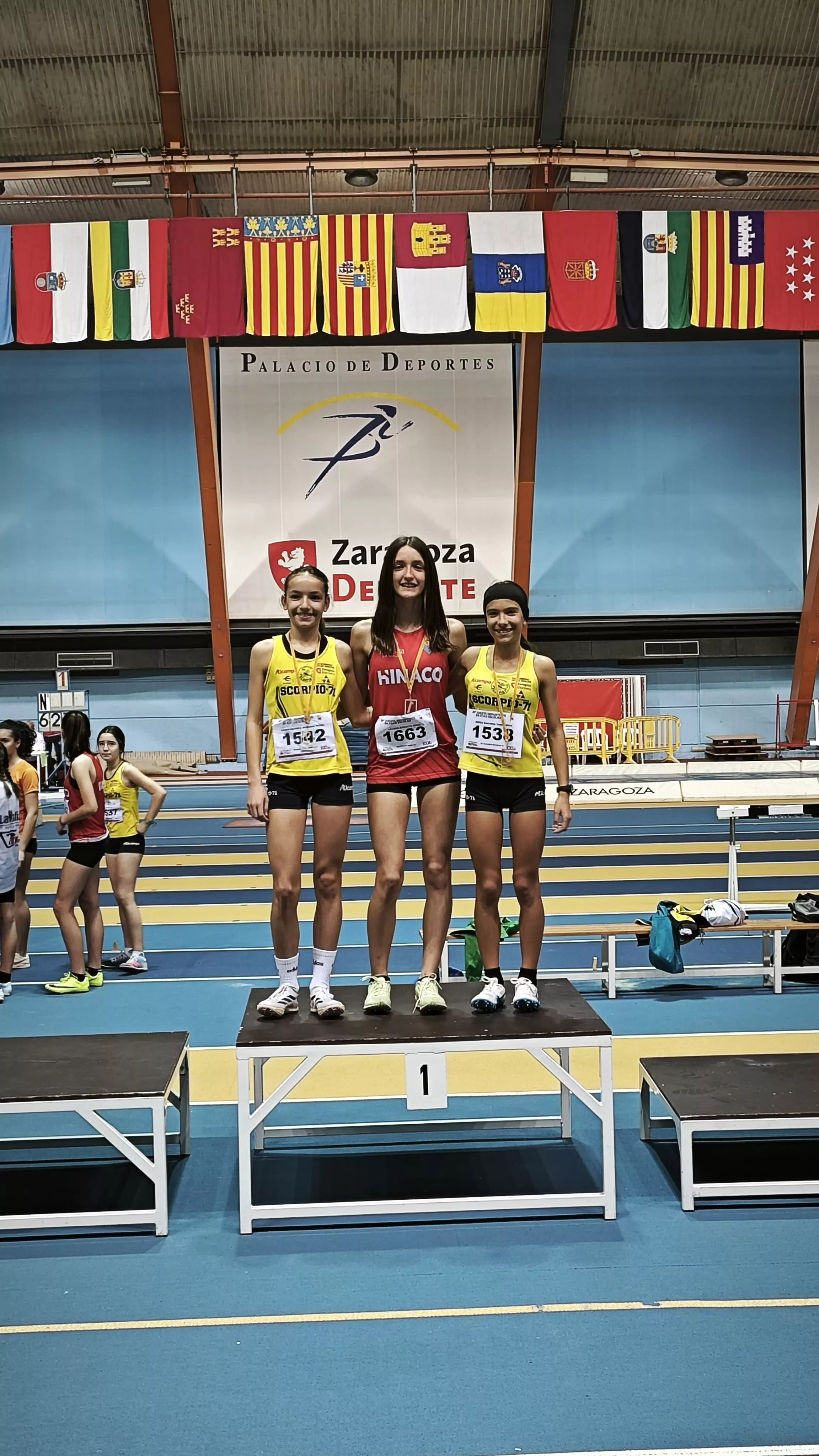 Valeria Angusto, oro en 60 vallas