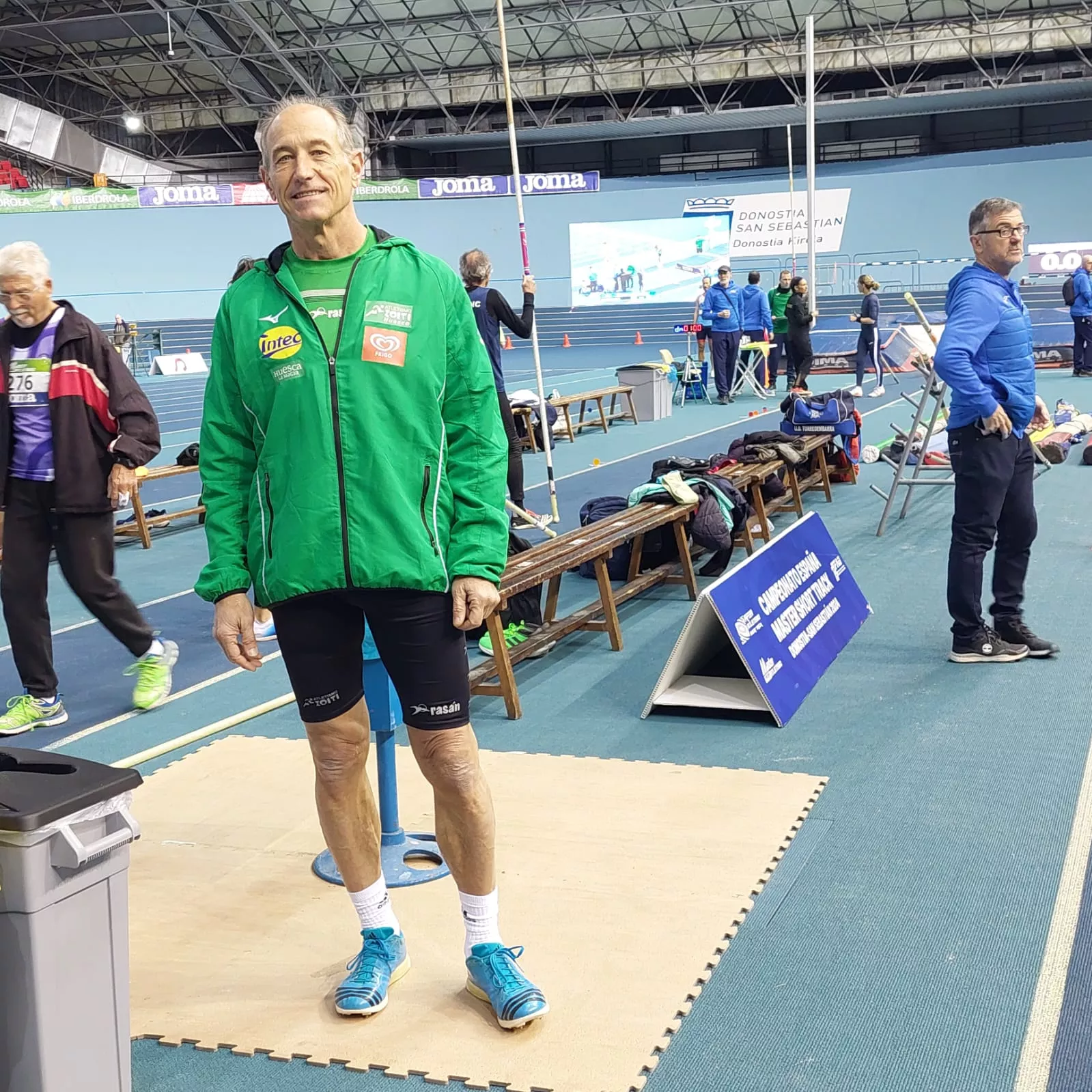 Roberto Bermejo, Intec-Zoiti, plata en pértiga en el Nacional Master