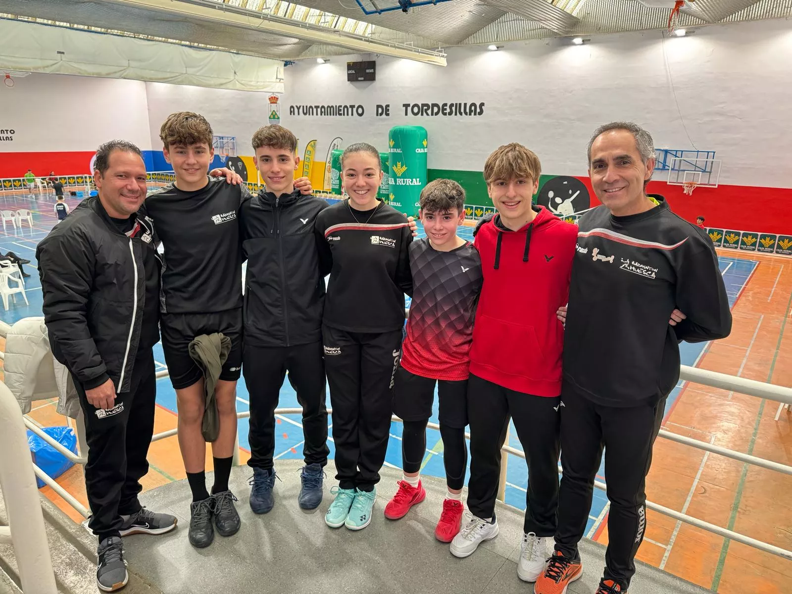 Representación oscense en Tordesillas.