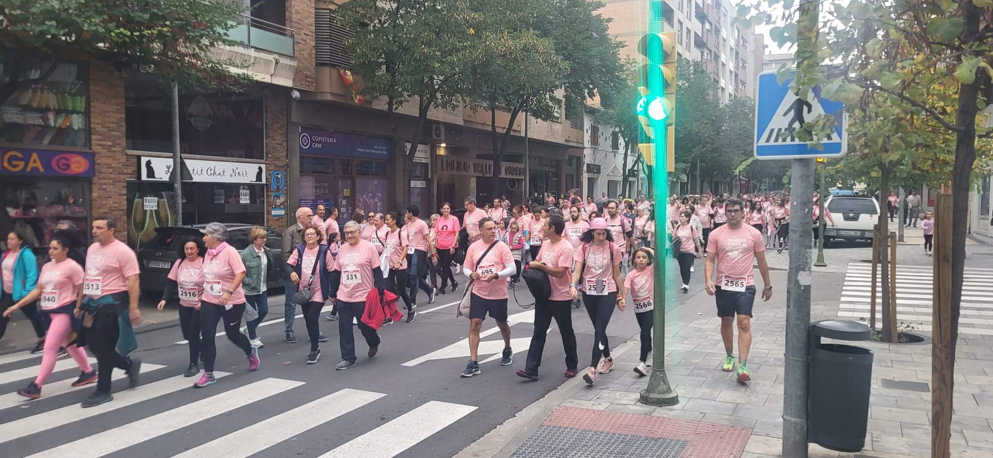 Carrera contra el Cáncer en Huesca. Foto Myriam Martínez