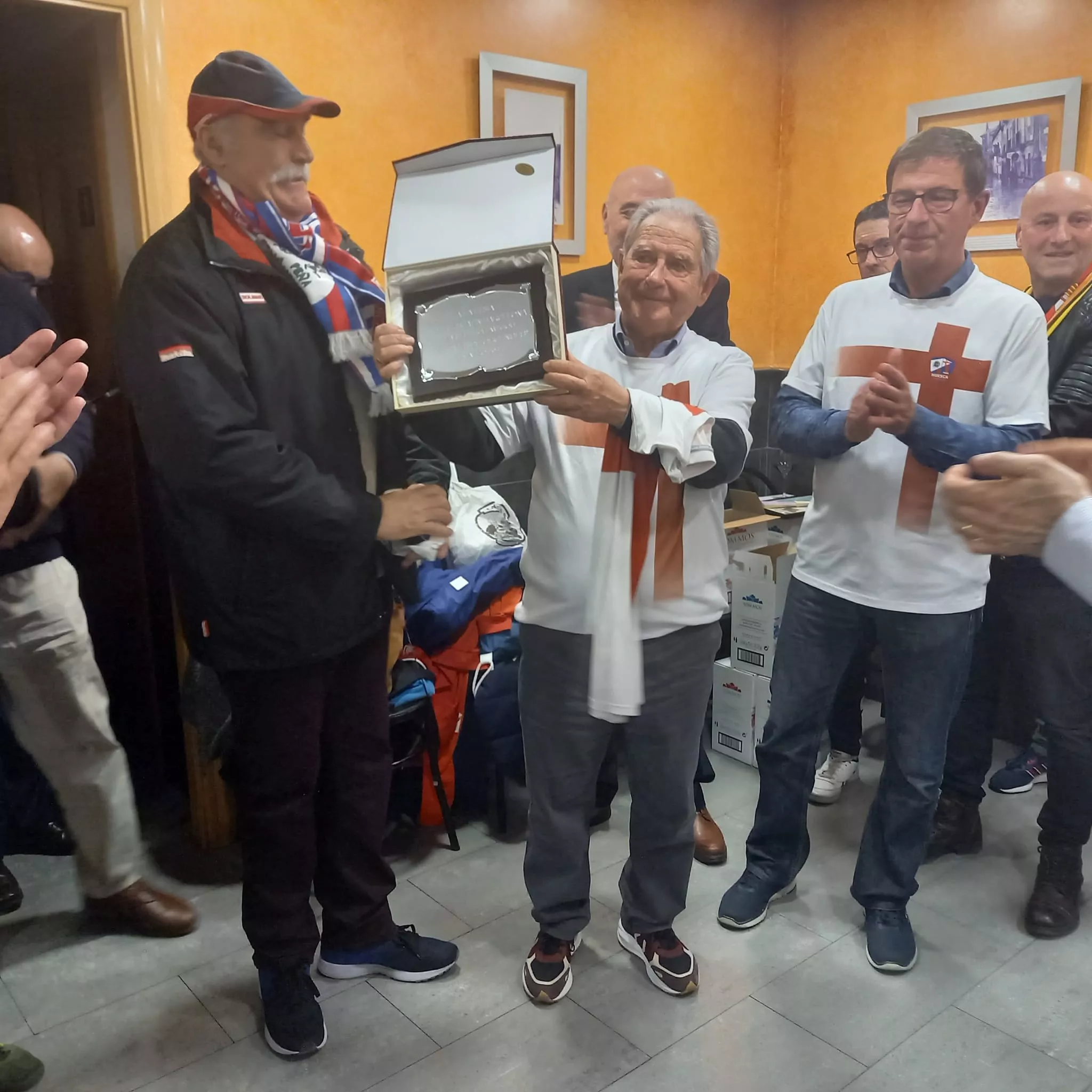 Encuentro azulgrana organizado por la Peña SD Huesca Barcelona.