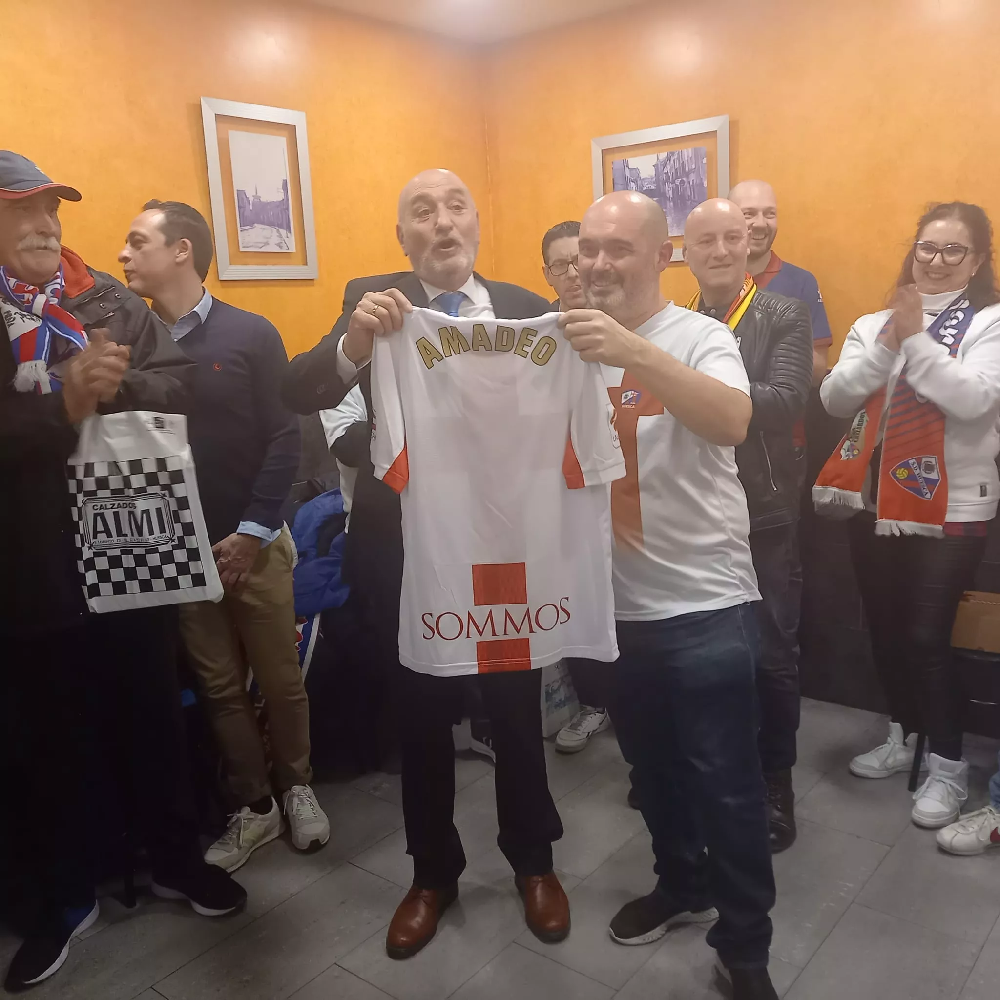 Encuentro azulgrana organizado por la Peña SD Huesca Barcelona.