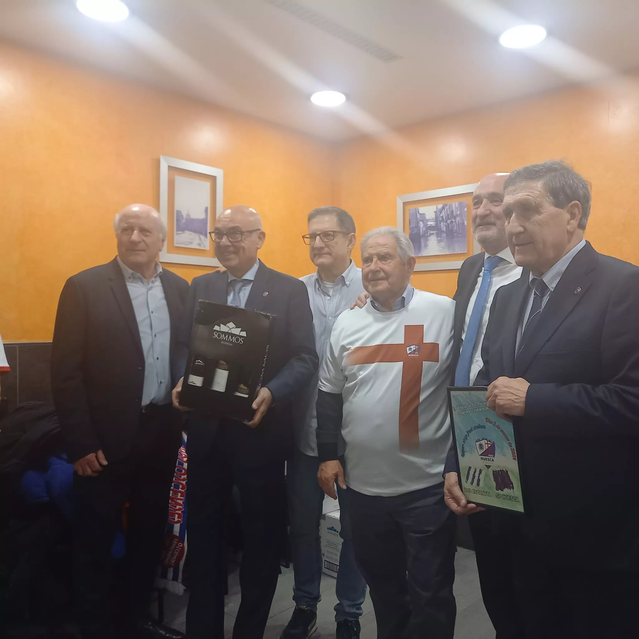 Encuentro azulgrana organizado por la Peña SD Huesca Barcelona.