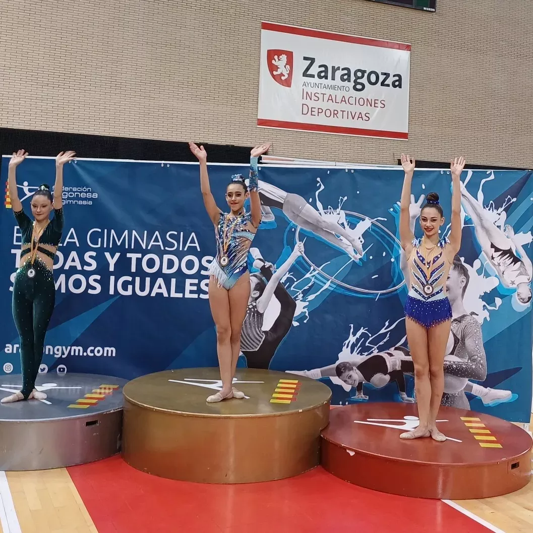 Podio Paola Gascón (Espacio Rítmica)