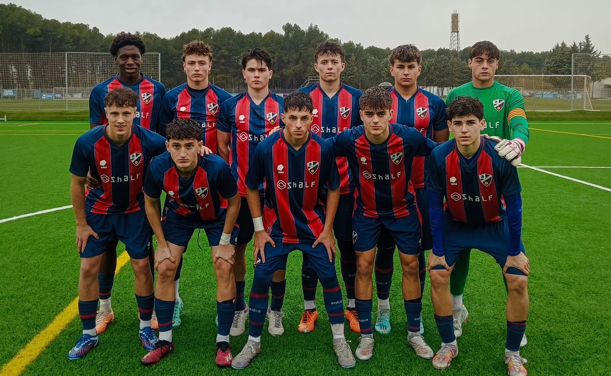 Once del Juvenil B del Huesca en su triunfo sobre el Ebro. Resultados y clasificaciones del fútbol altoaragonés del 2 y 3 de marzo.