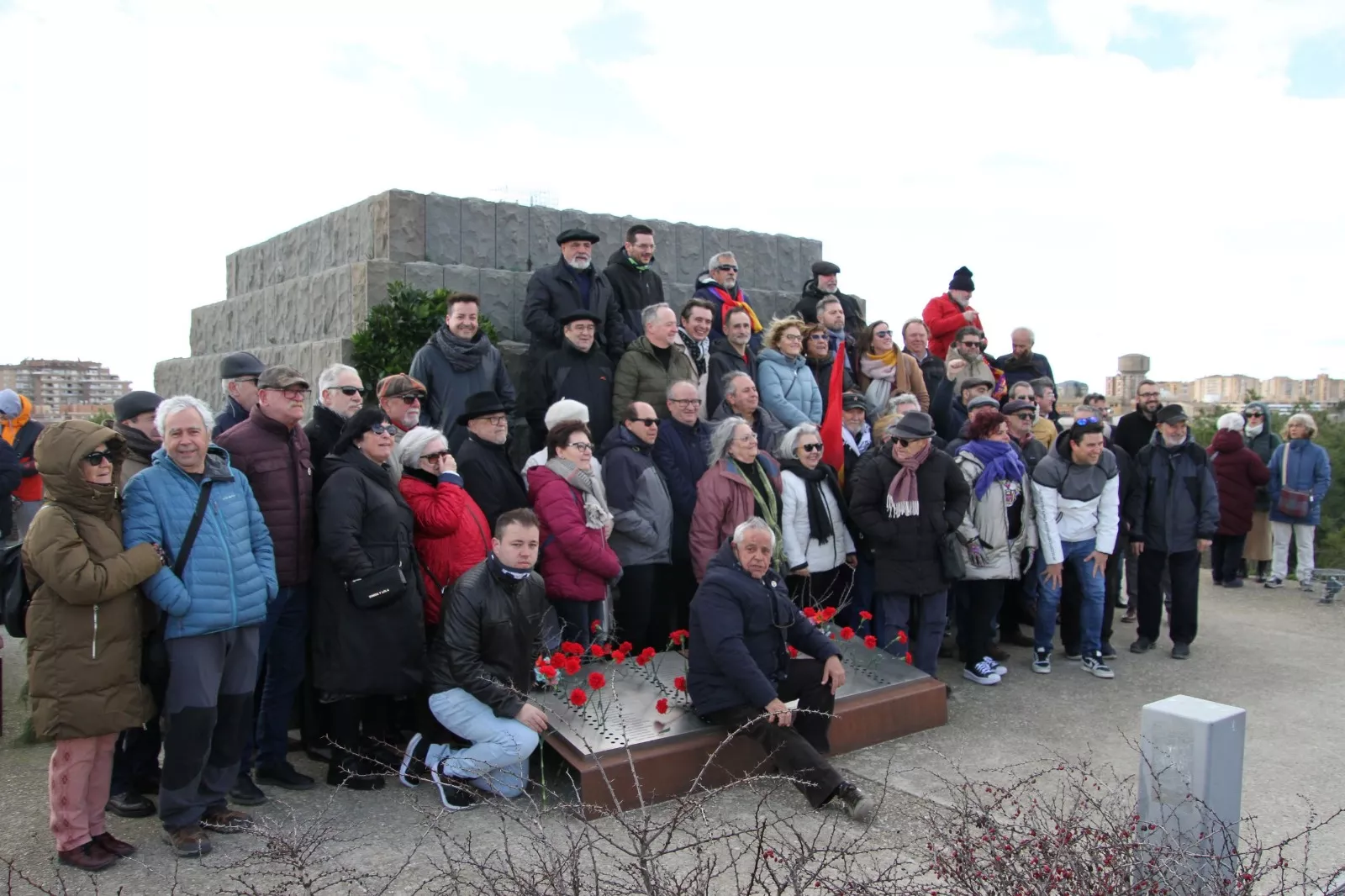 Concentración en el Memorial 545. Foto Carlos Neofato 