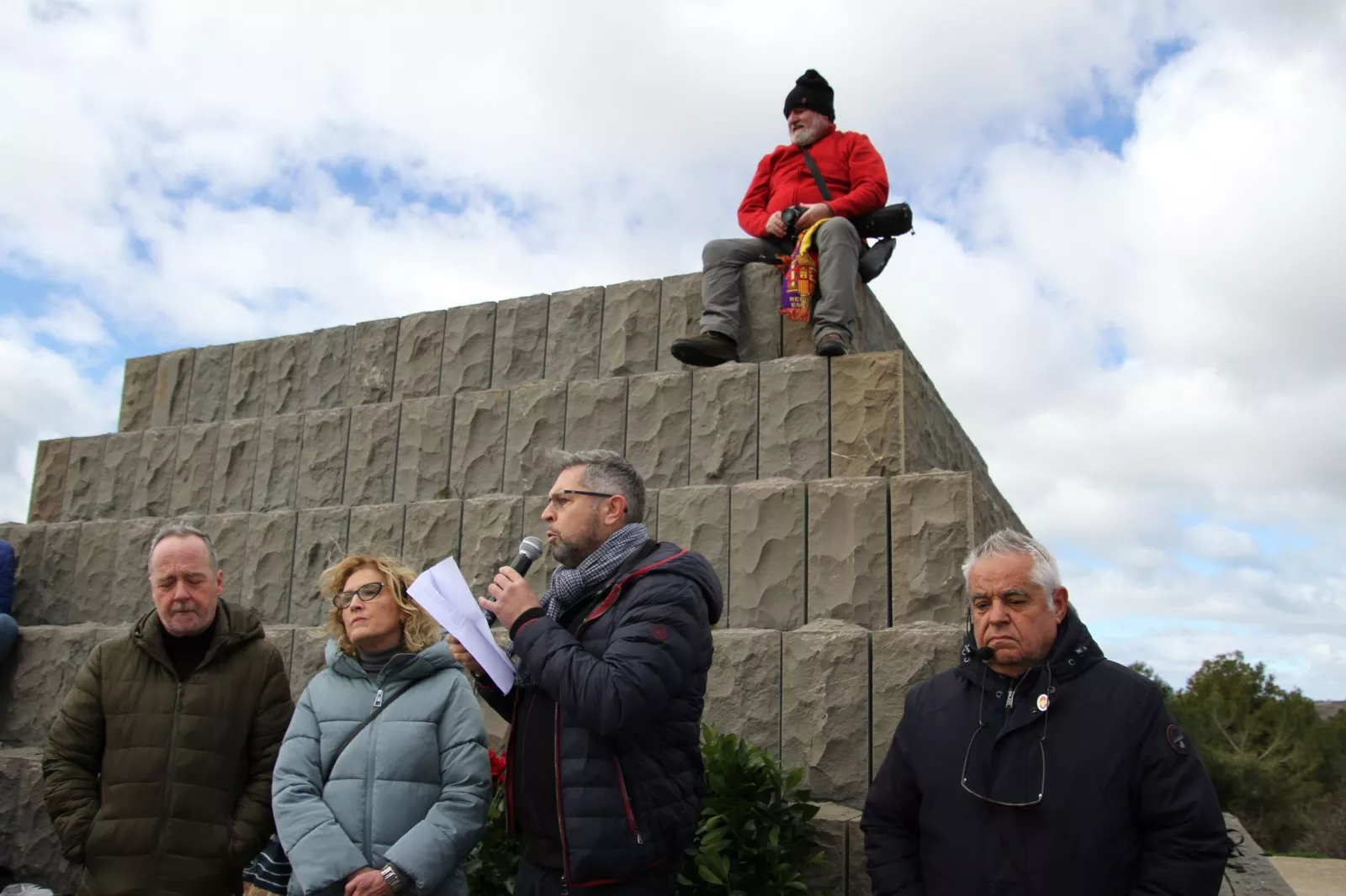 Concentración en el Memorial 545. Foto Carlos Neofato 