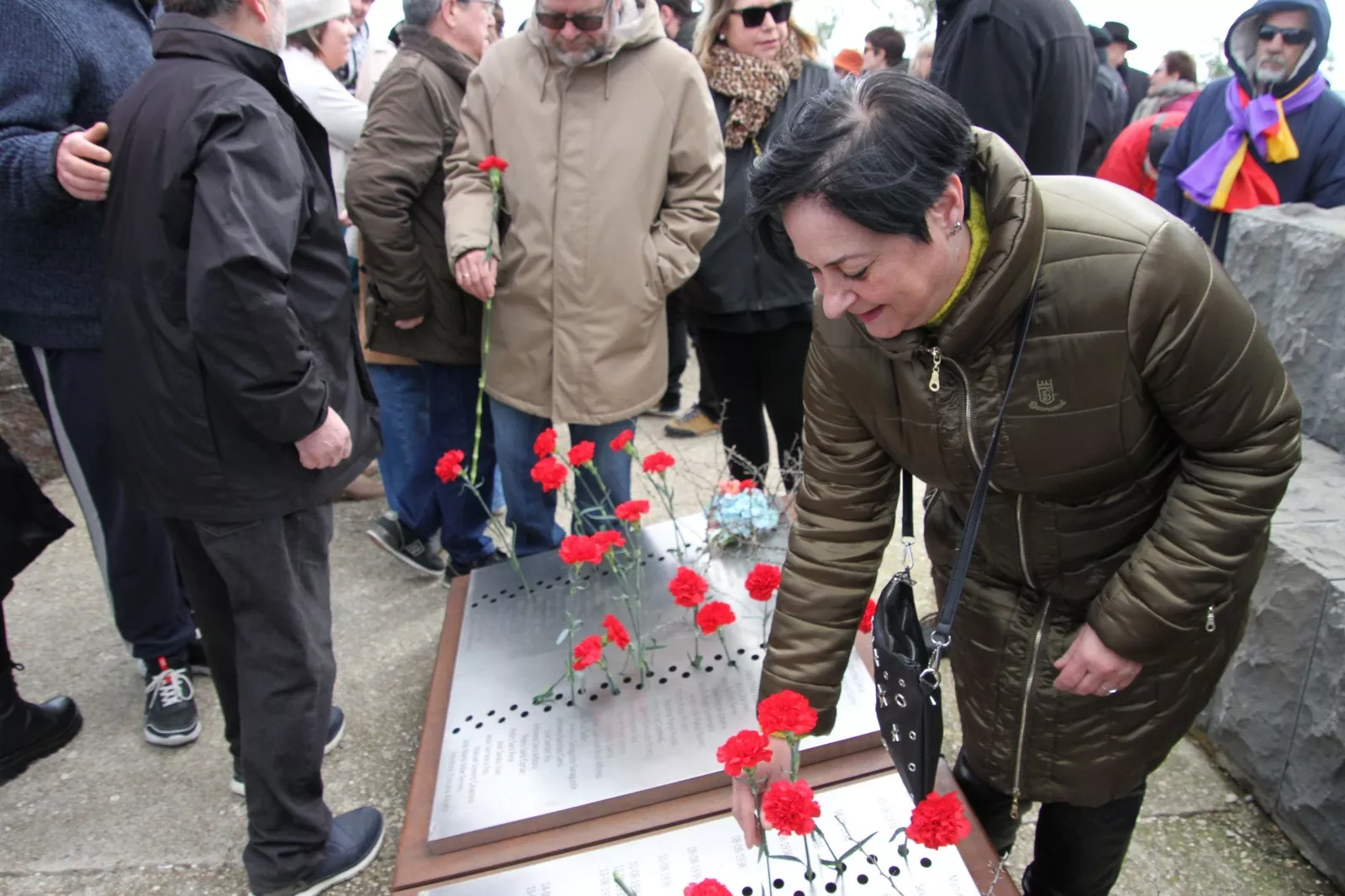 Concentración en el Memorial 545. Foto Carlos Neofato 