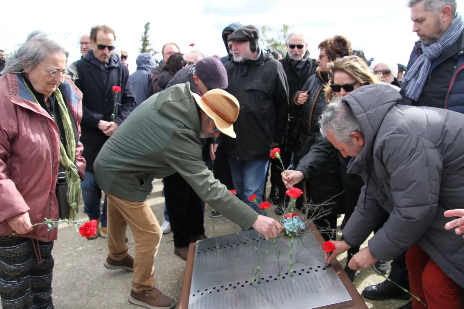 Concentración en el Memorial 545. Foto Carlos Neofato 
