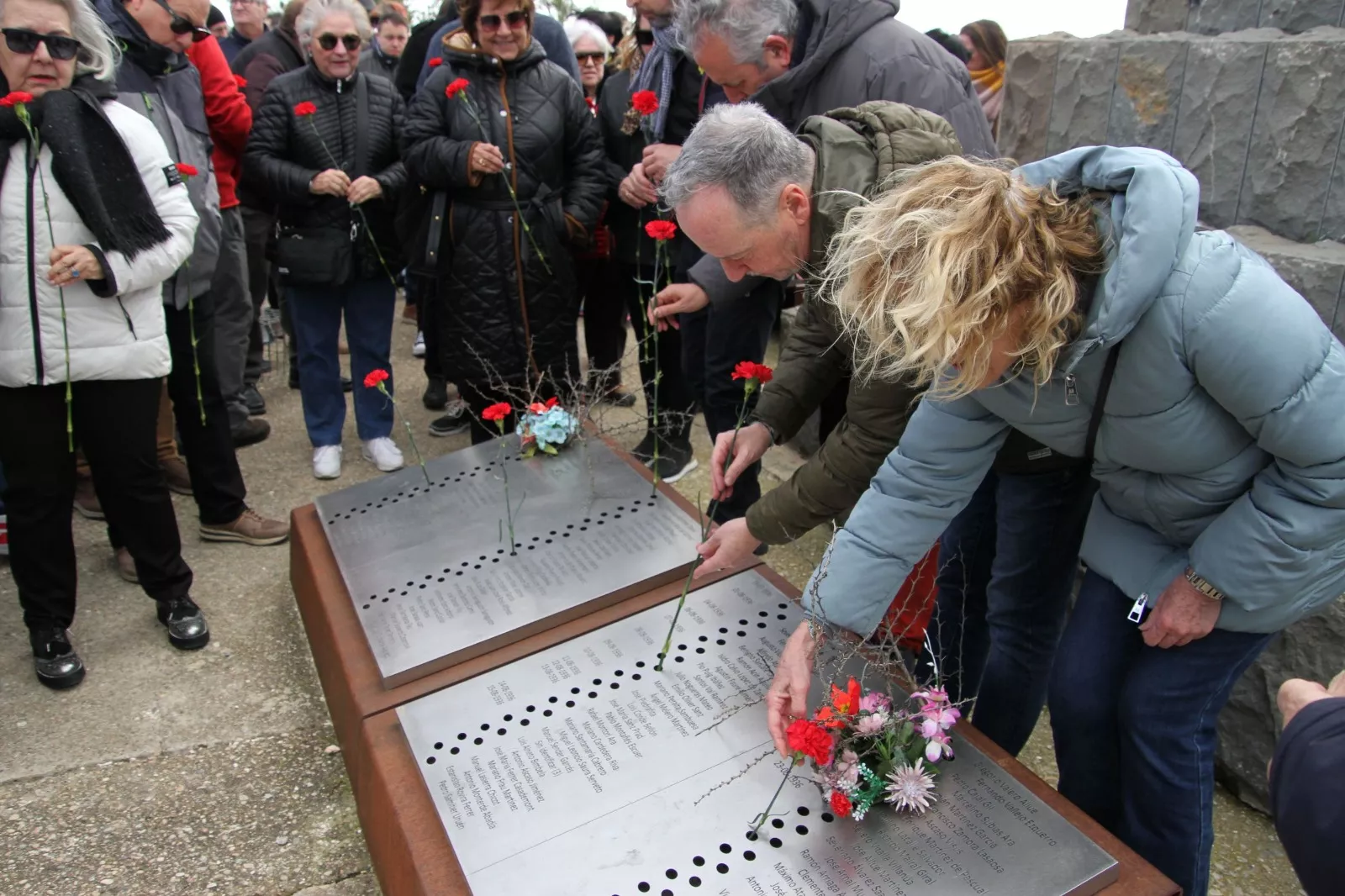 Concentración en el Memorial 545. Foto Carlos Neofato 