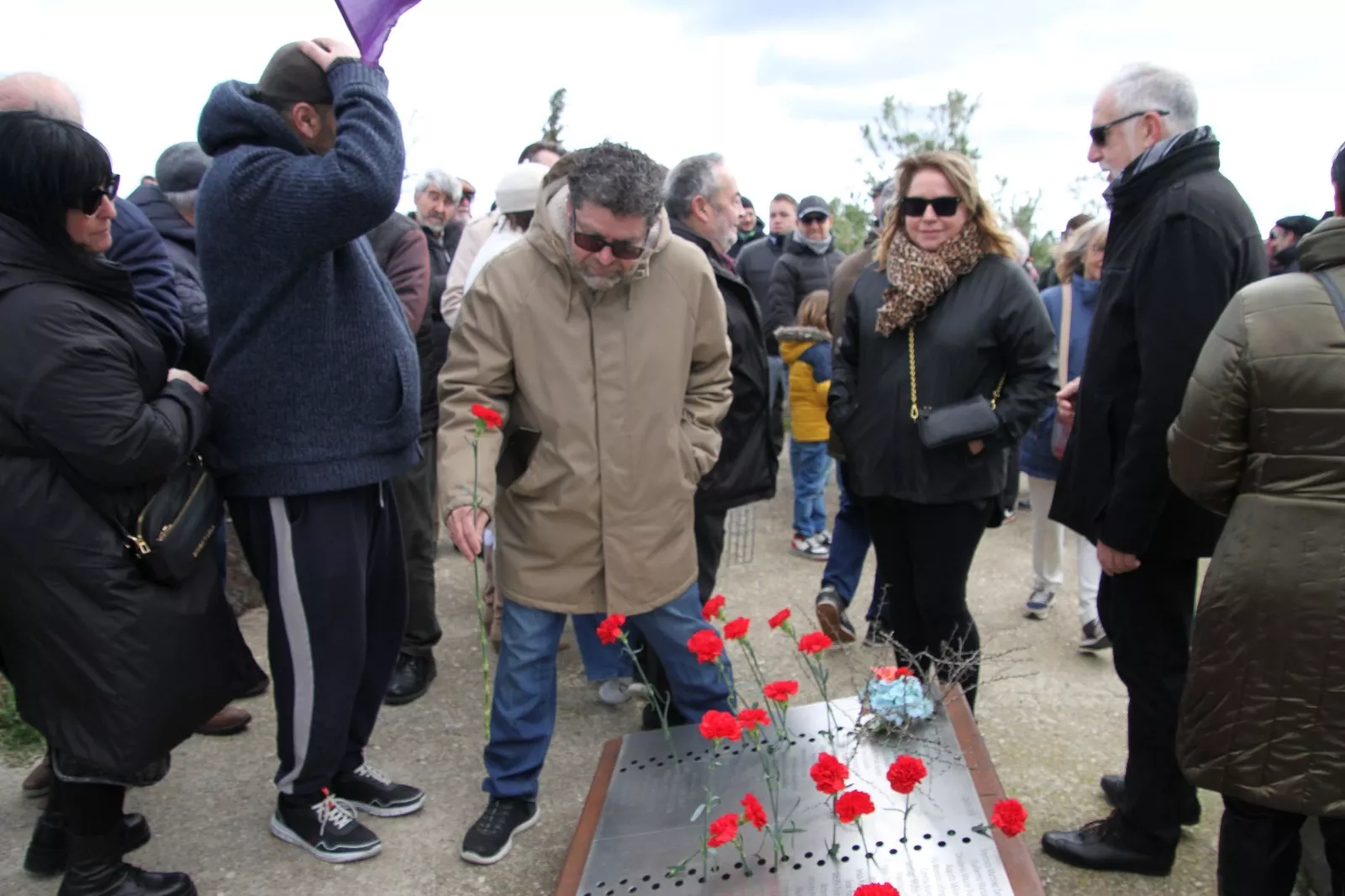 Concentración en el Memorial 545. Foto Carlos Neofato 