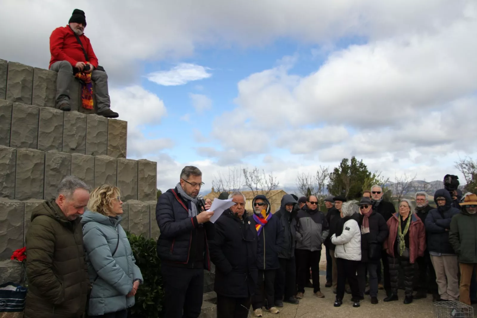 Concentración en el Memorial 545. Foto Carlos Neofato 