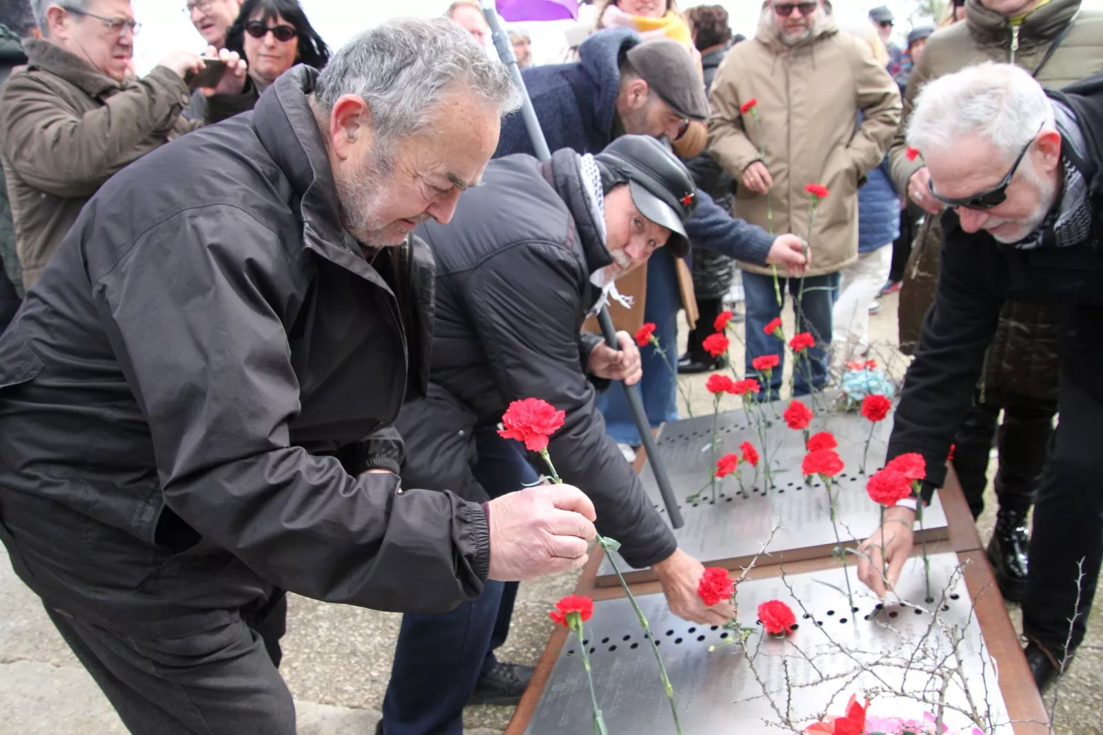 Concentración en el Memorial 545. Foto Carlos Neofato 