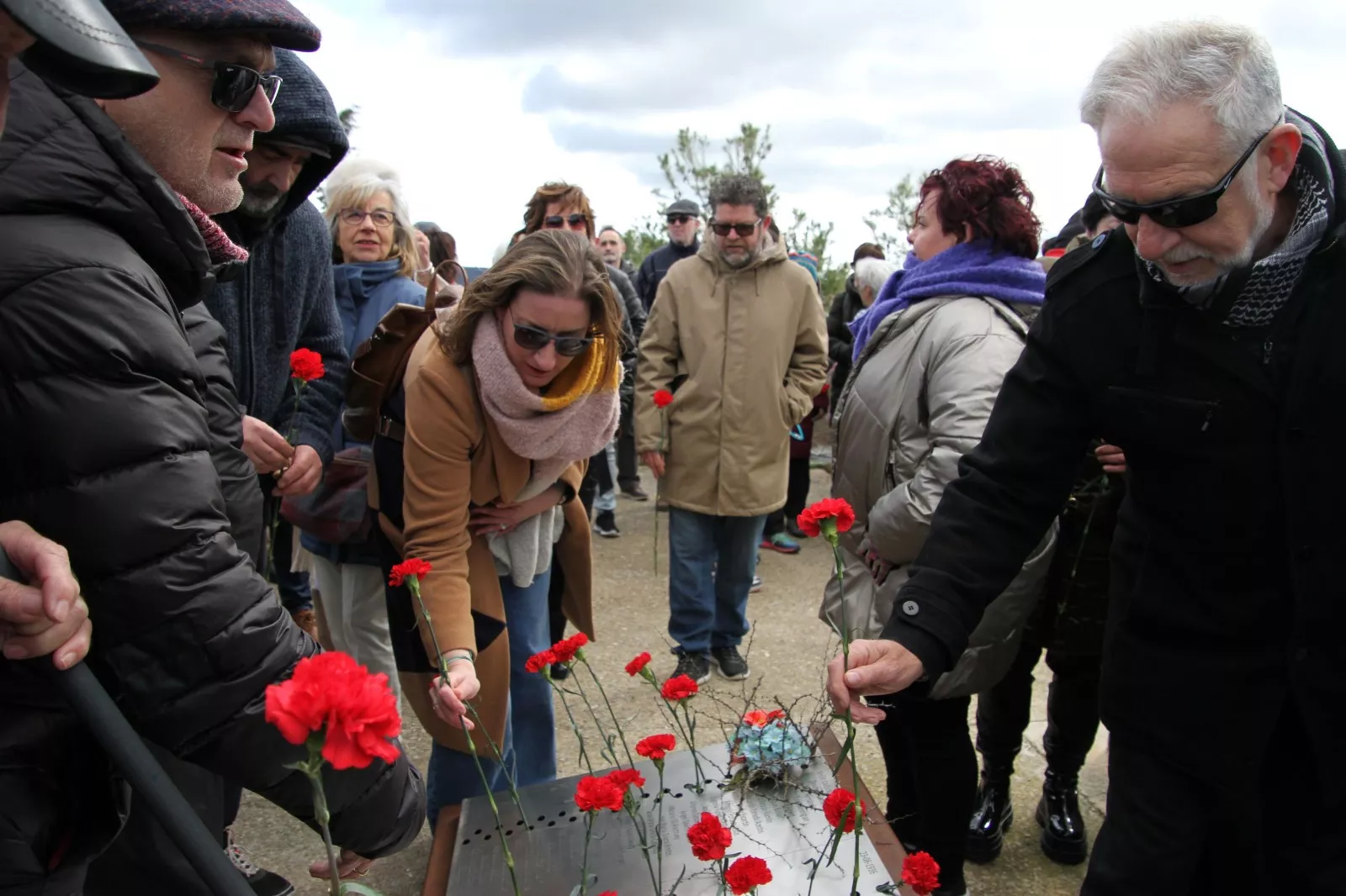 Concentración en el Memorial 545. Foto Carlos Neofato 