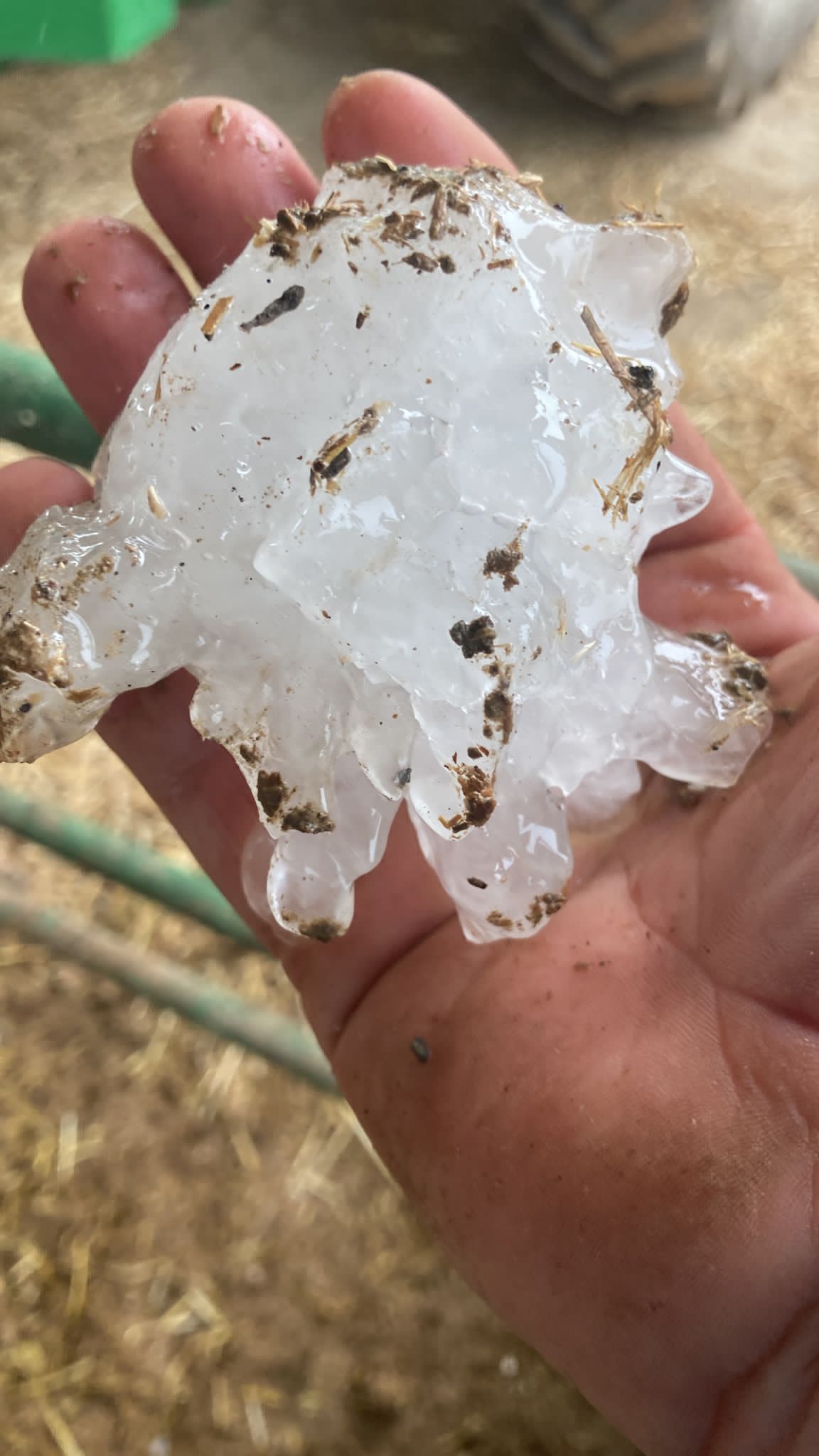 Granizo en Vencillón