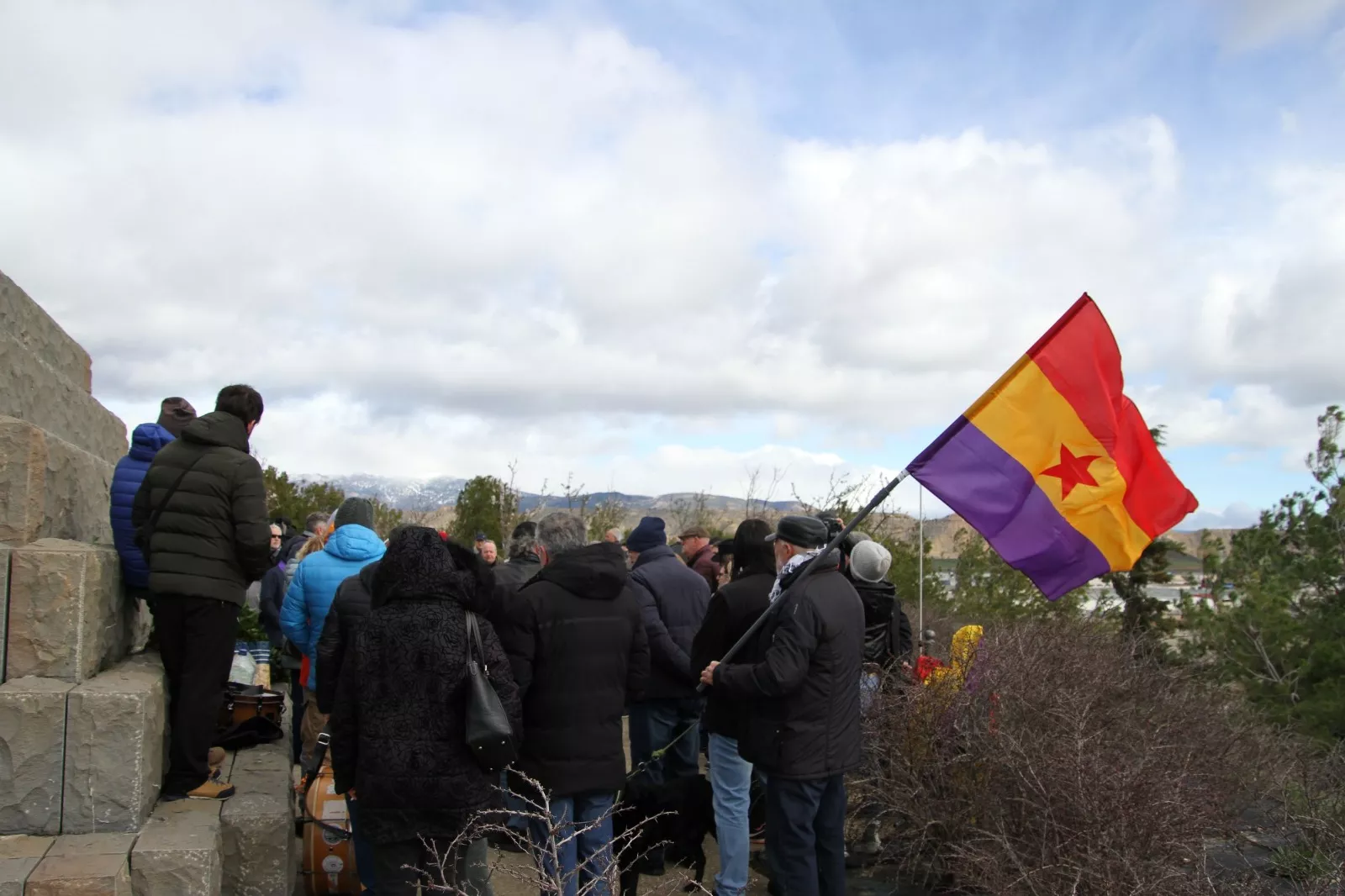 Concentración en el Memorial 545. Foto Carlos Neofato 