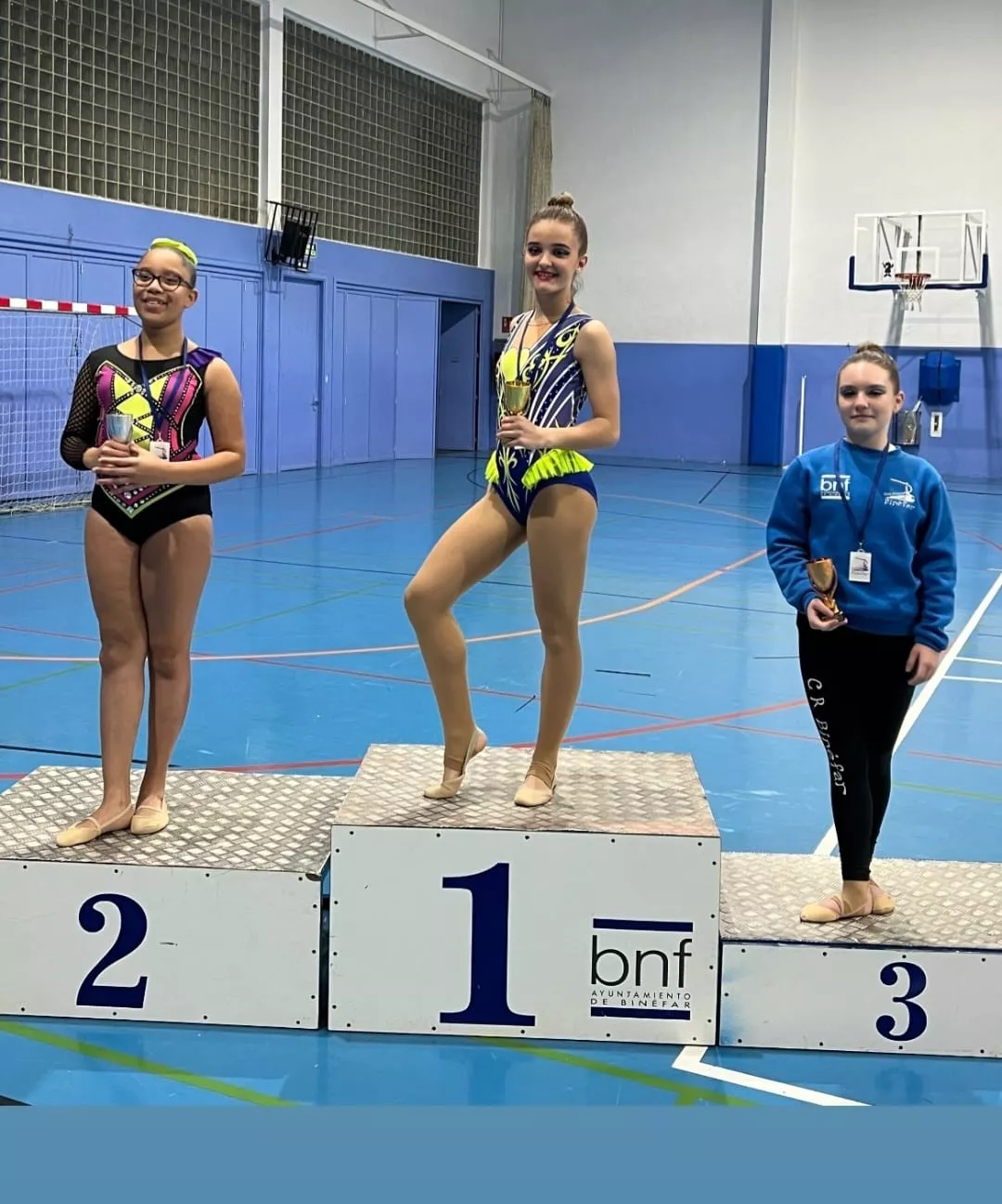 En individual Mazas, Adelina Yasmina quedó en 3ª posición