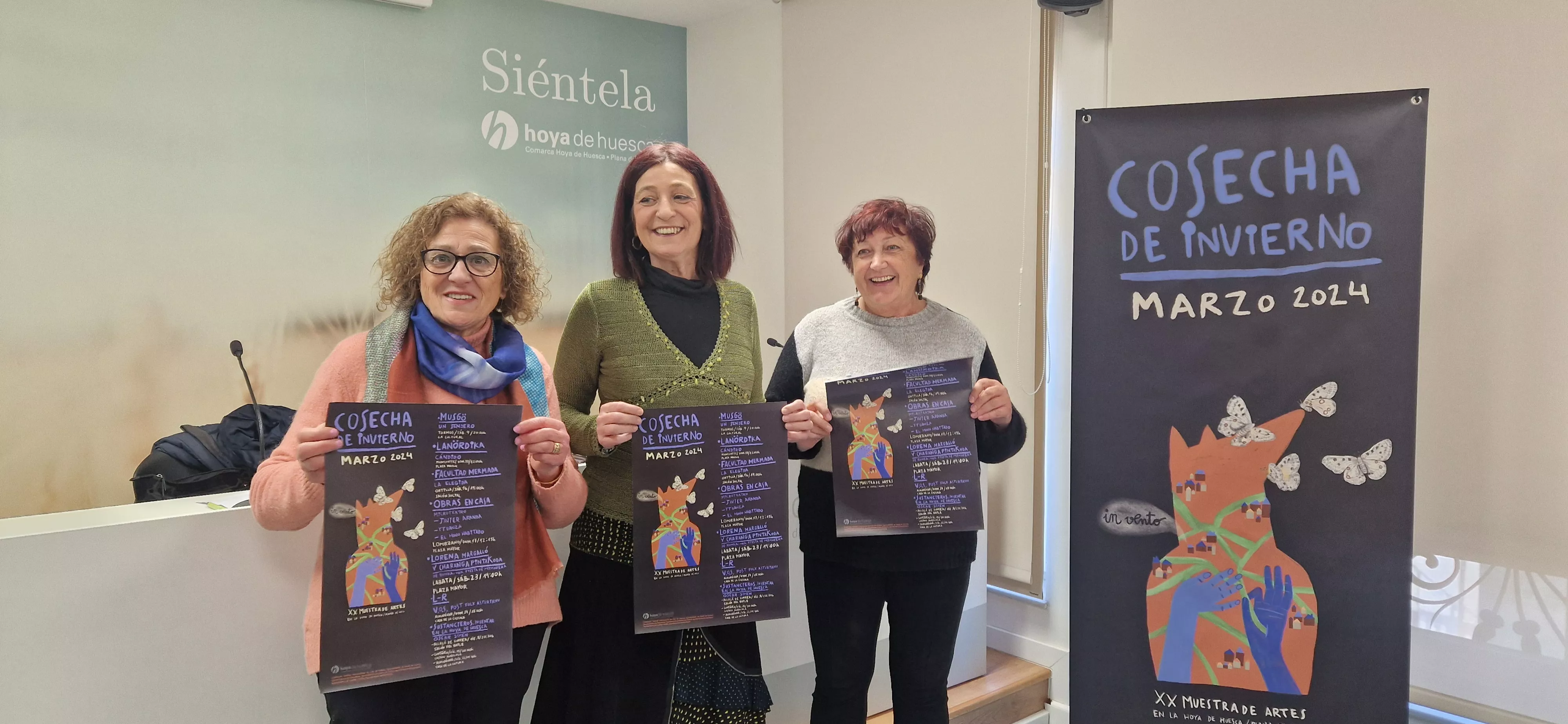 María José Herranz, Susana Magán y Angelita Cavero. Foto Myriam Martínez