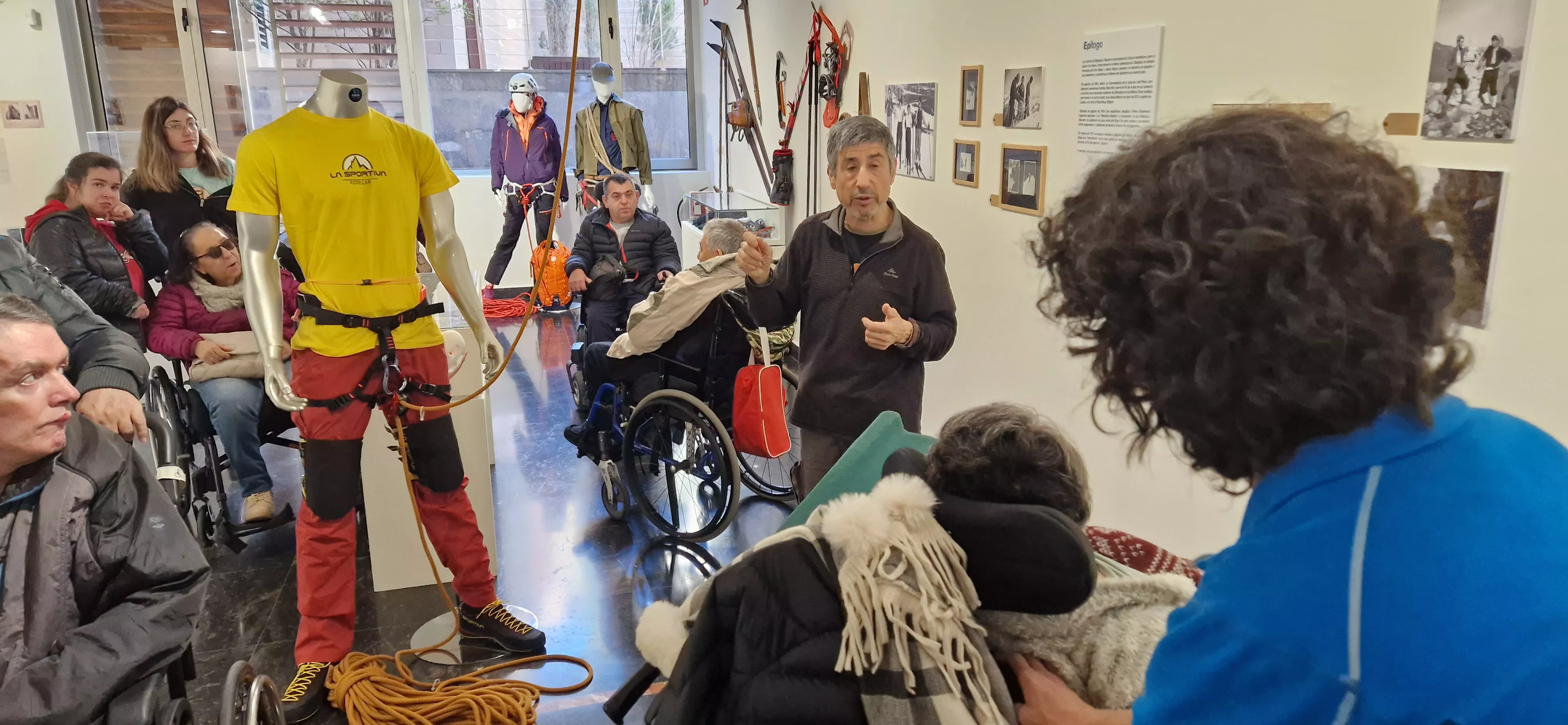  Exposición de la década prodigiosa (1953 1963) del alpinismo aragonés. Foto Myriam Martínez 