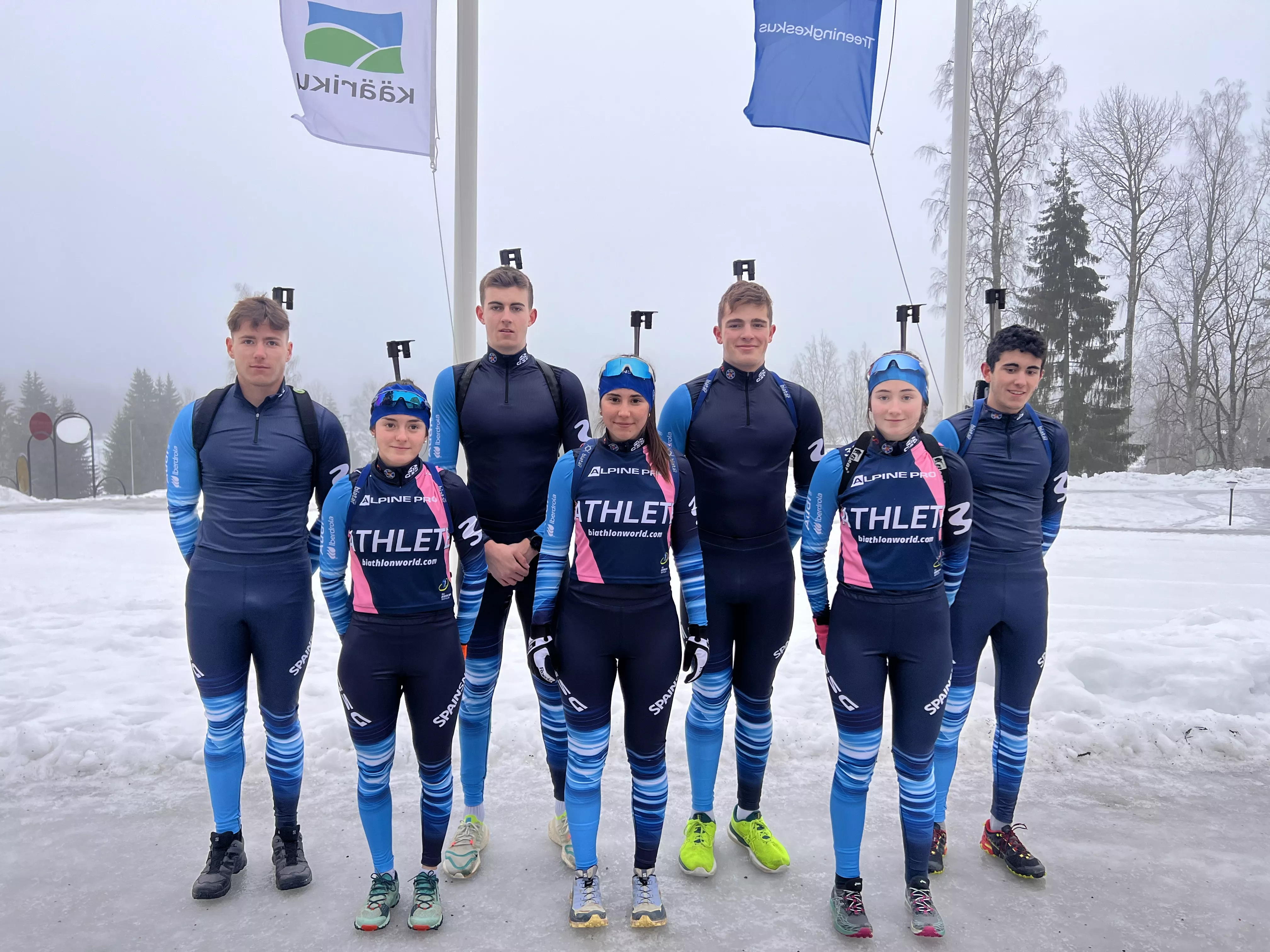 El biathlon jaqués regresa del Campeonato del Mundo con una sonrisa