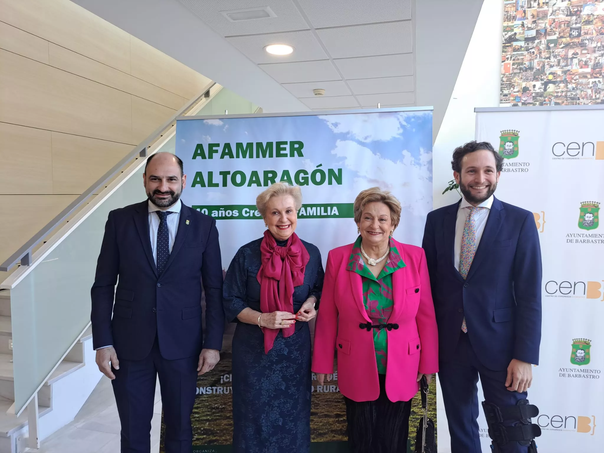 Fernando Torres, Carmen Quintanilla, Pilar Godé e Isaac Claver.