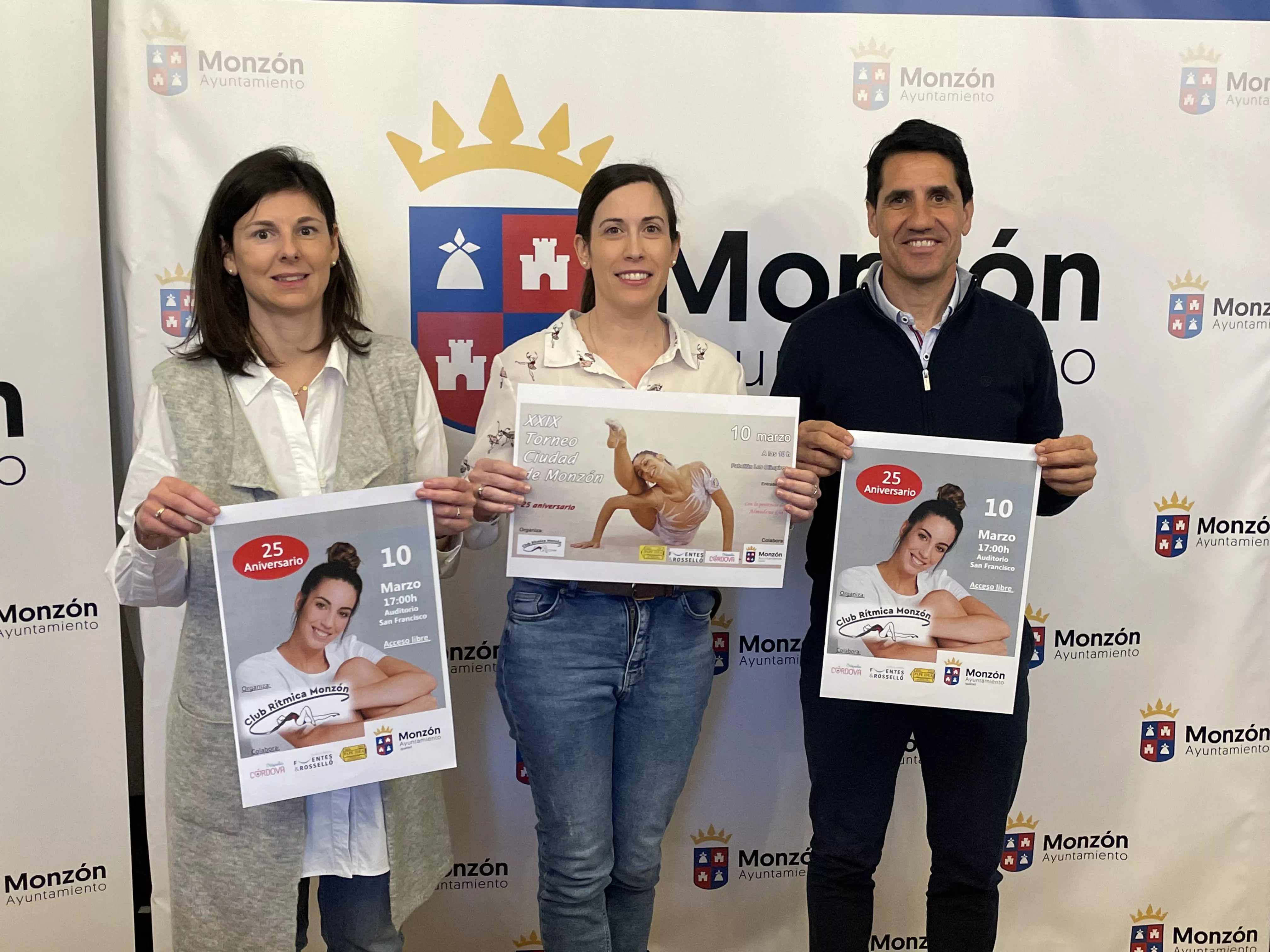 Katia Hernández, Belén Morales y Eliseo Martín, en la presentación.