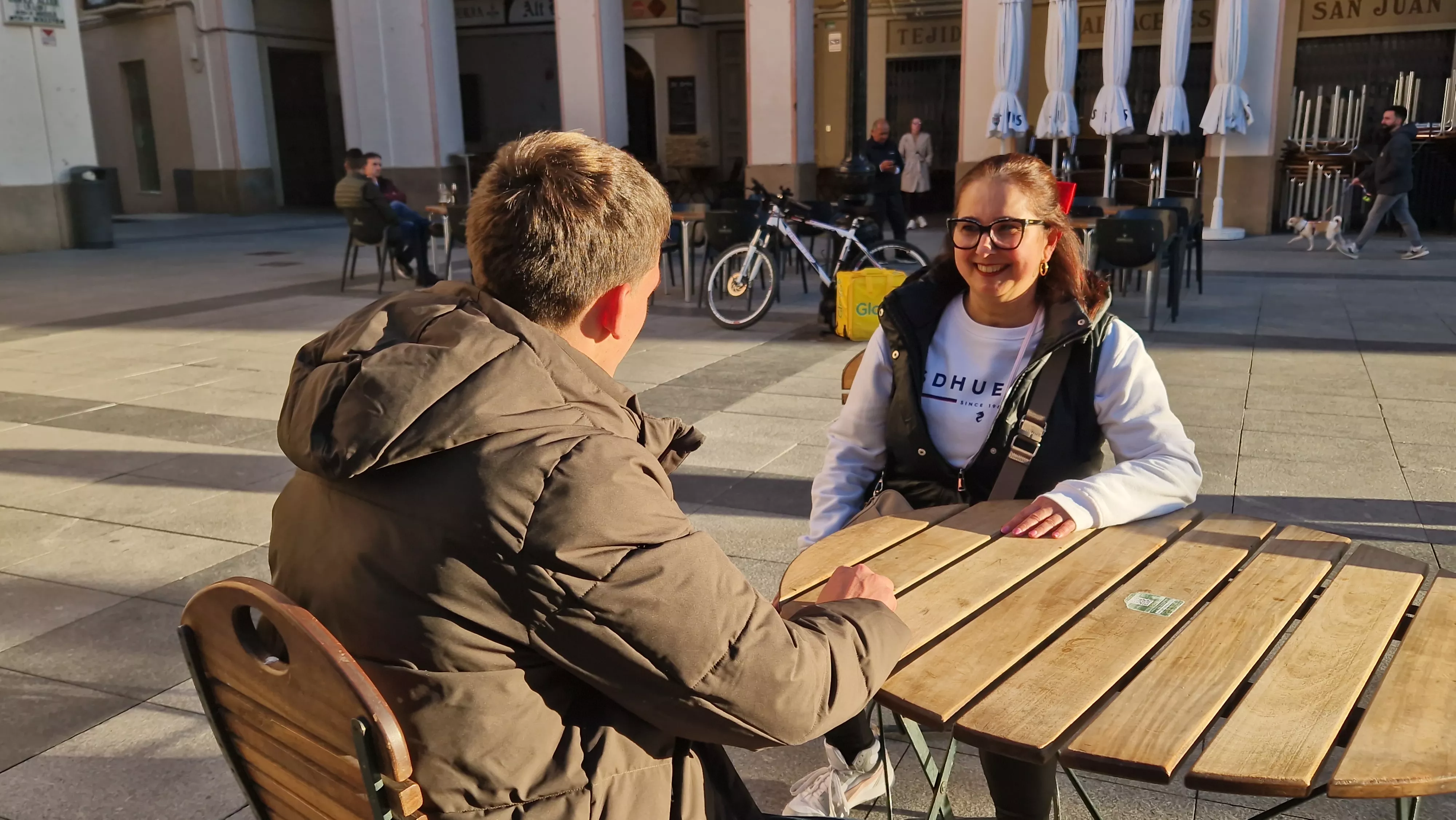 Iker Kortajarena y Yolanda Chantal. Foto Myriam Martínez