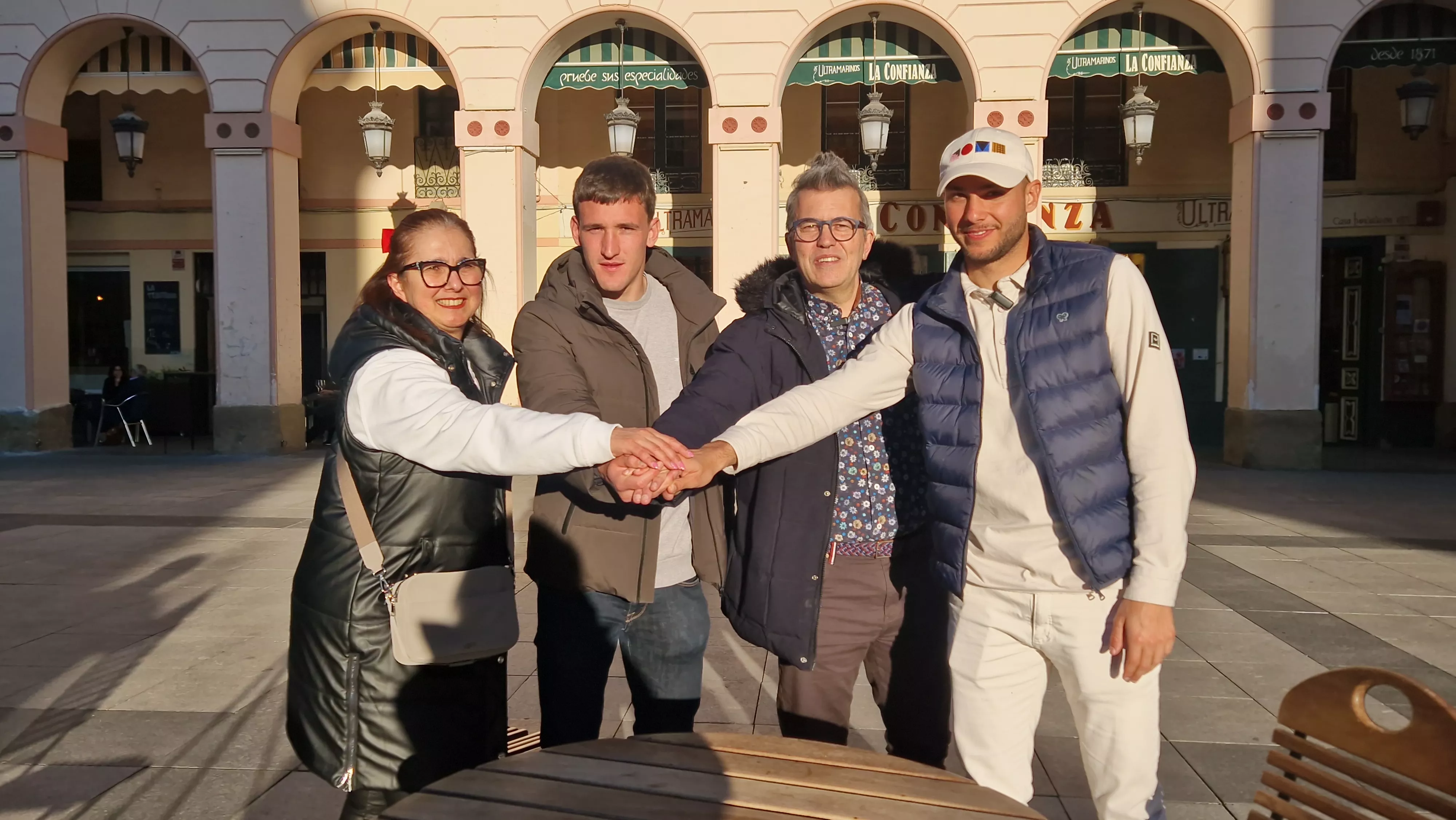 Yolanda Chantal, Iker Kortajarena, Ismael Crespo y Jérémy Blasco. Foto Myriam Martínez