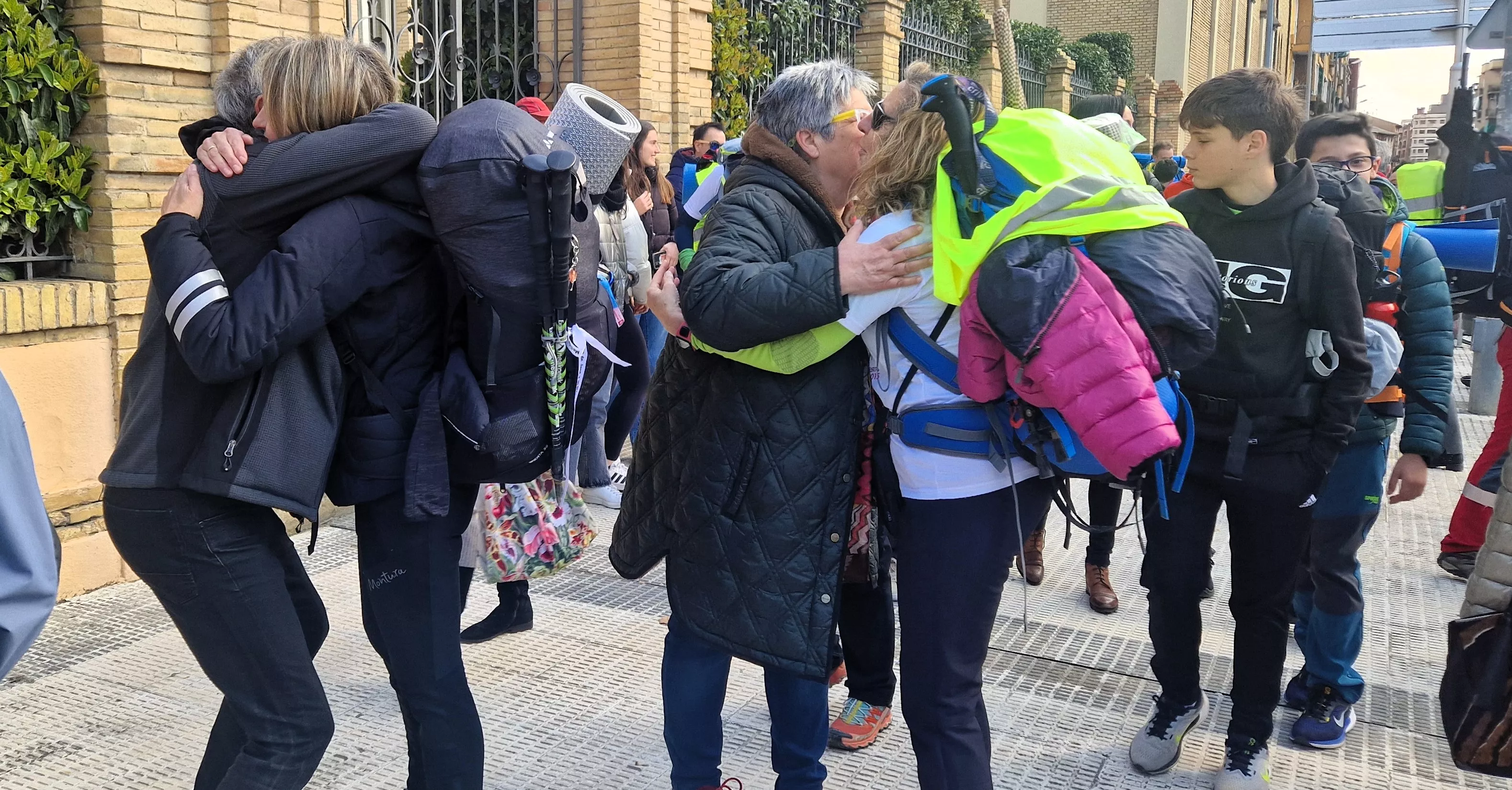  Salida de la Javierada 2024 desde Huesca. Foto Myriam Martínez 