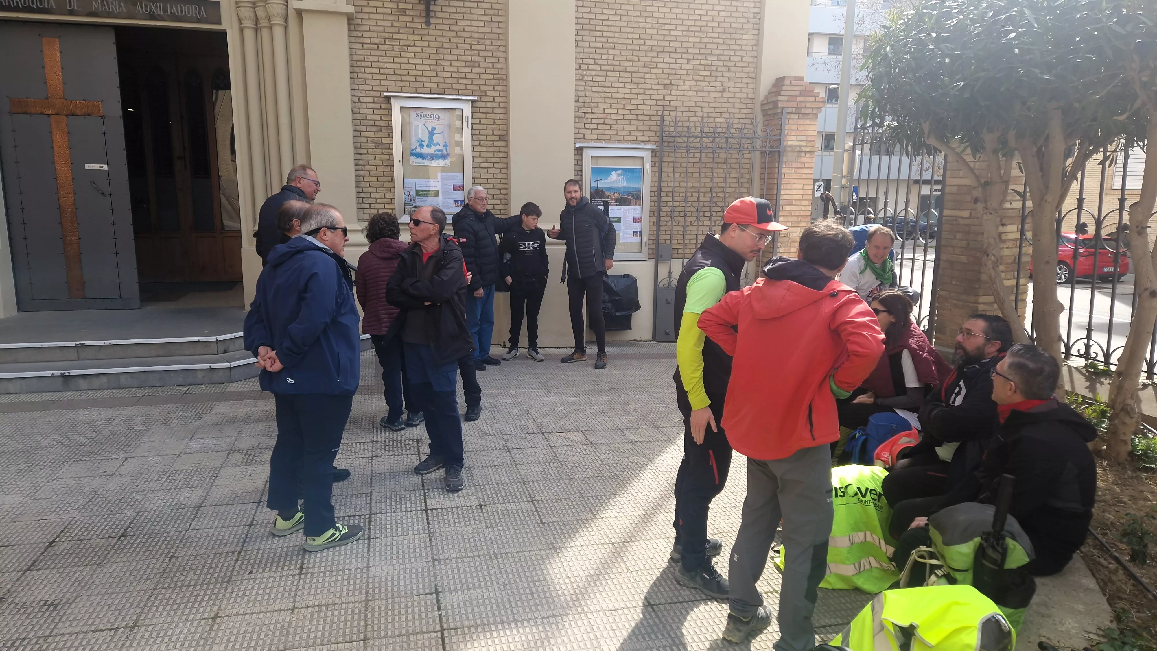  Salida de la Javierada 2024 desde Huesca. Foto Myriam Martínez 