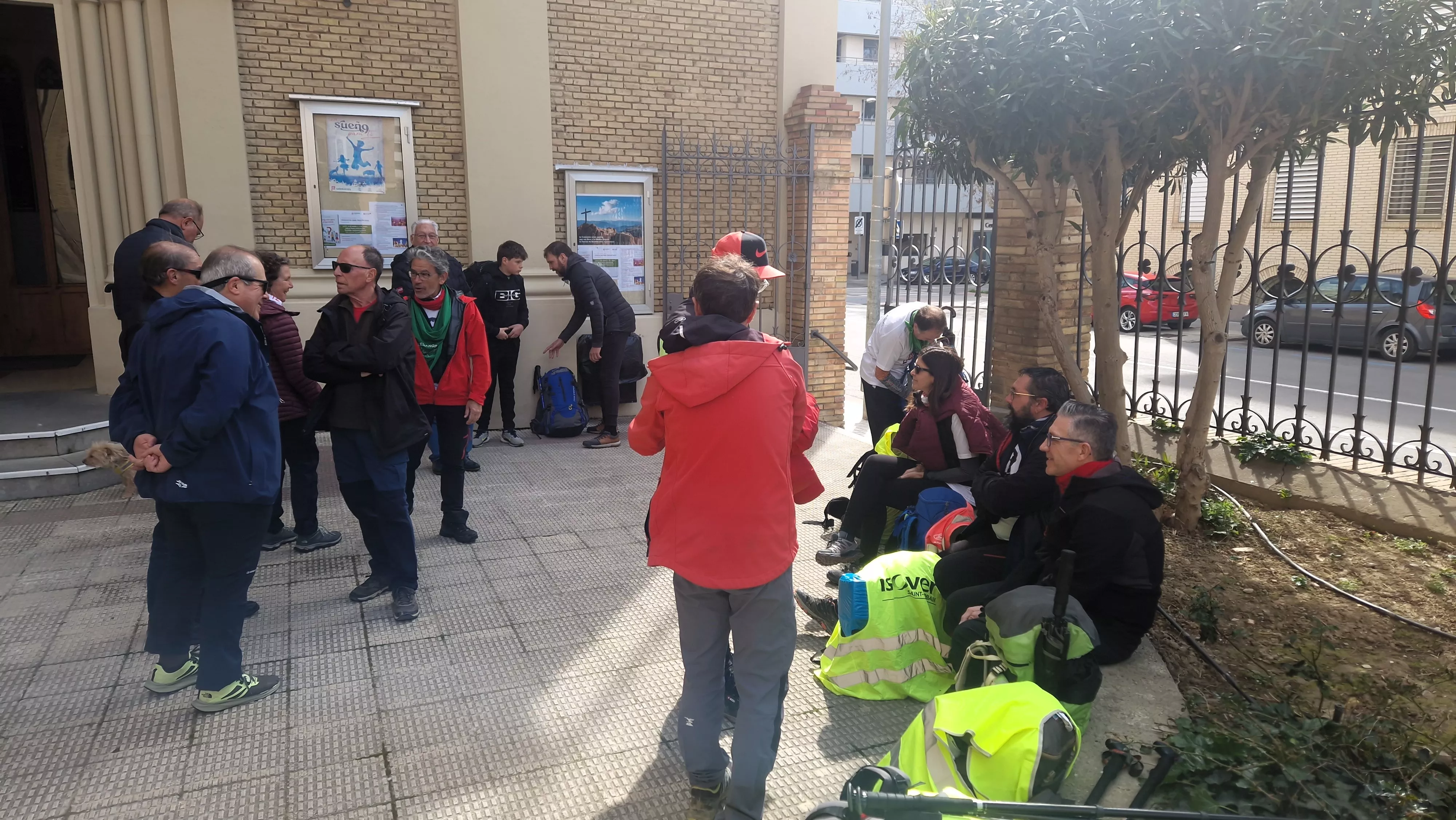  Salida de la Javierada 2024 desde Huesca. Foto Myriam Martínez 