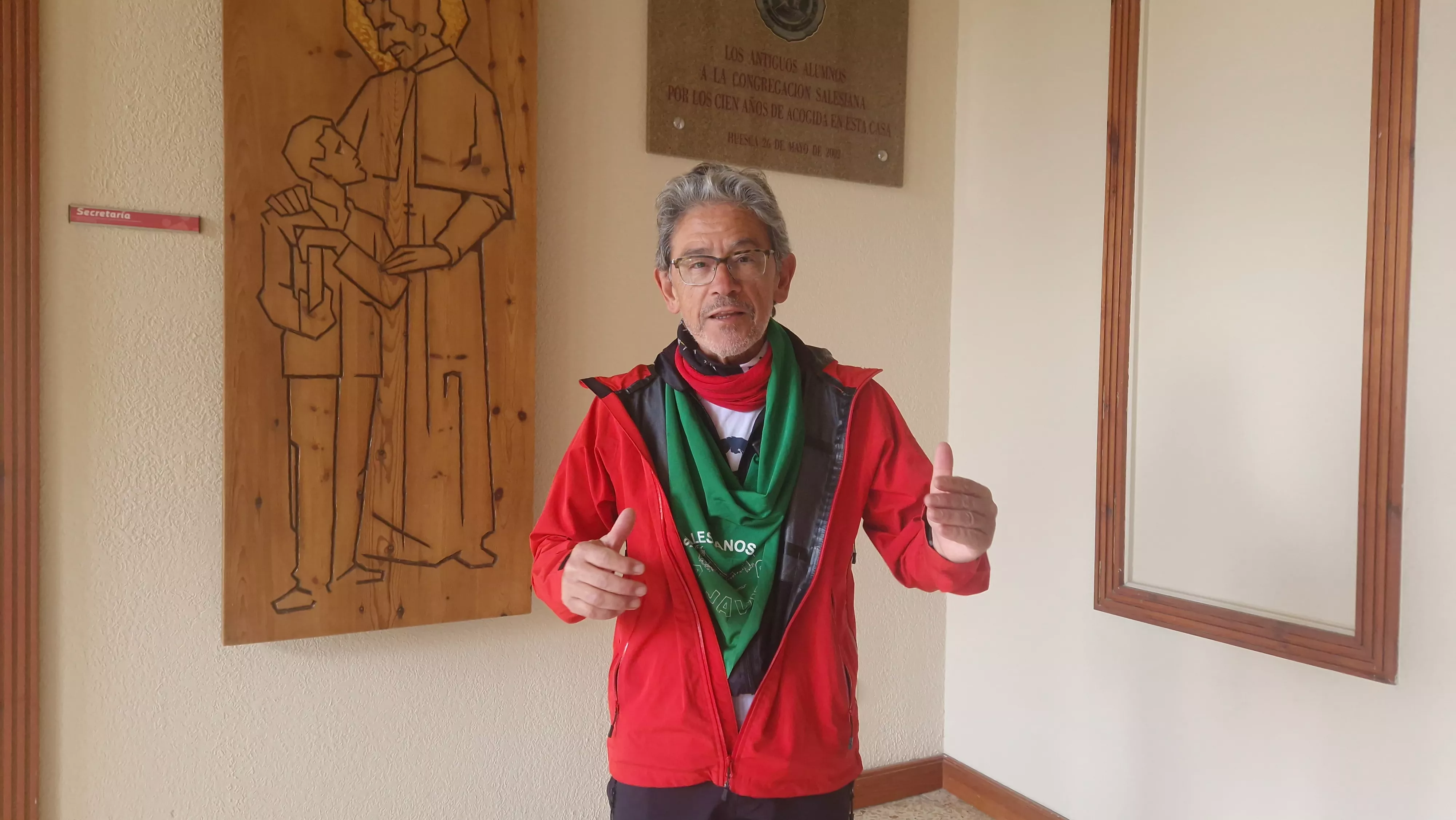  Salida de la Javierada 2024 desde Huesca. Foto Myriam Martínez 