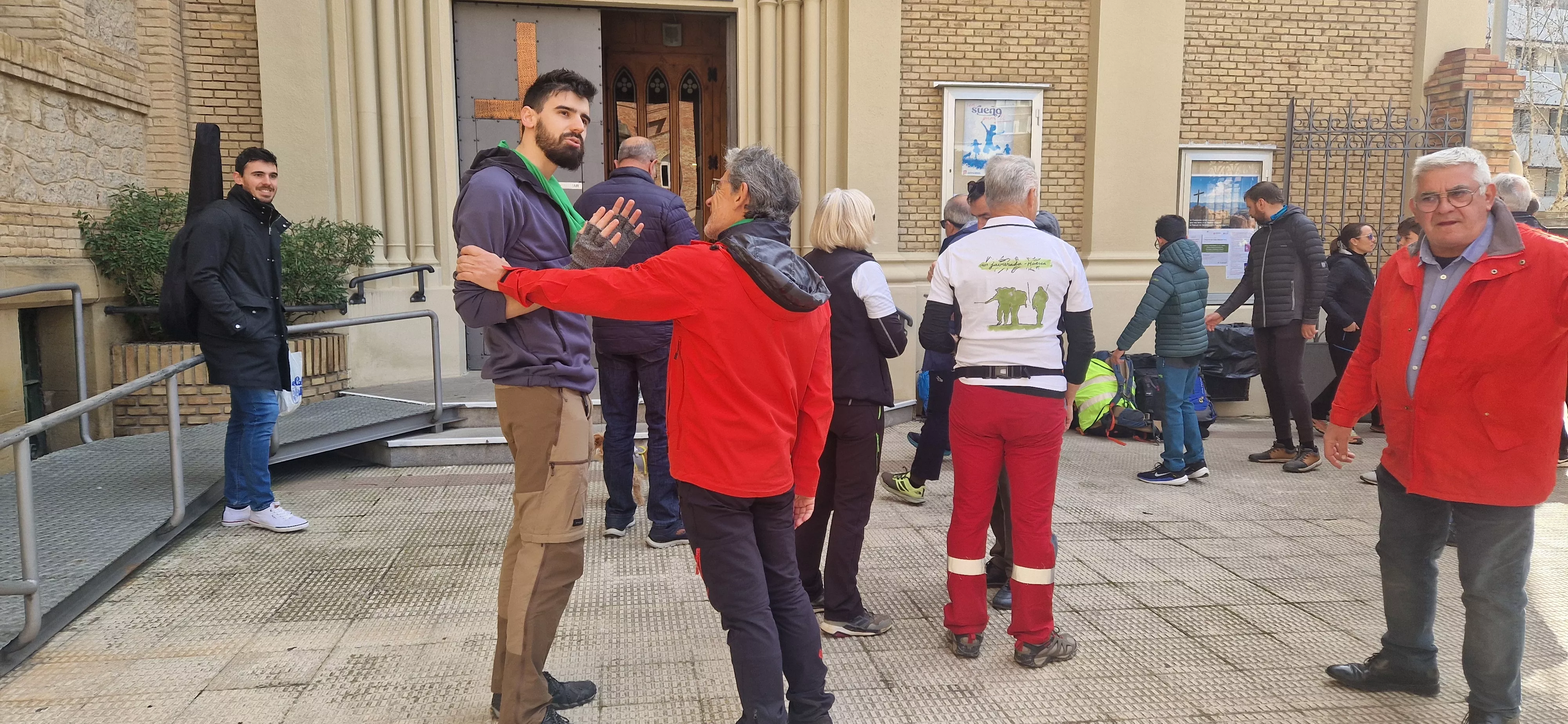  Salida de la Javierada 2024 desde Huesca. Foto Myriam Martínez 