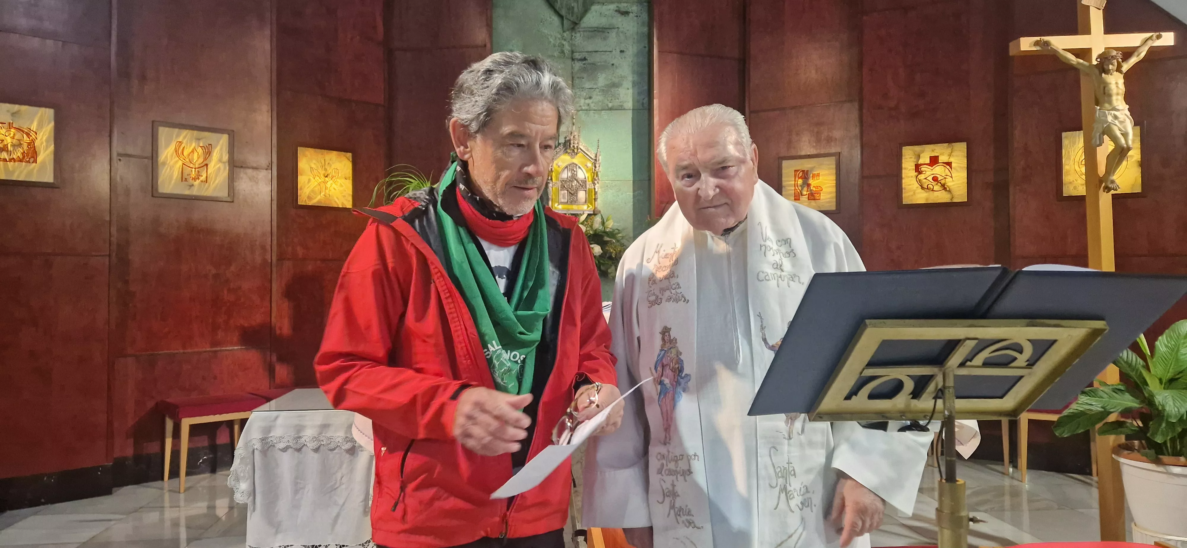  Salida de la Javierada 2024 desde Huesca. Foto Myriam Martínez 