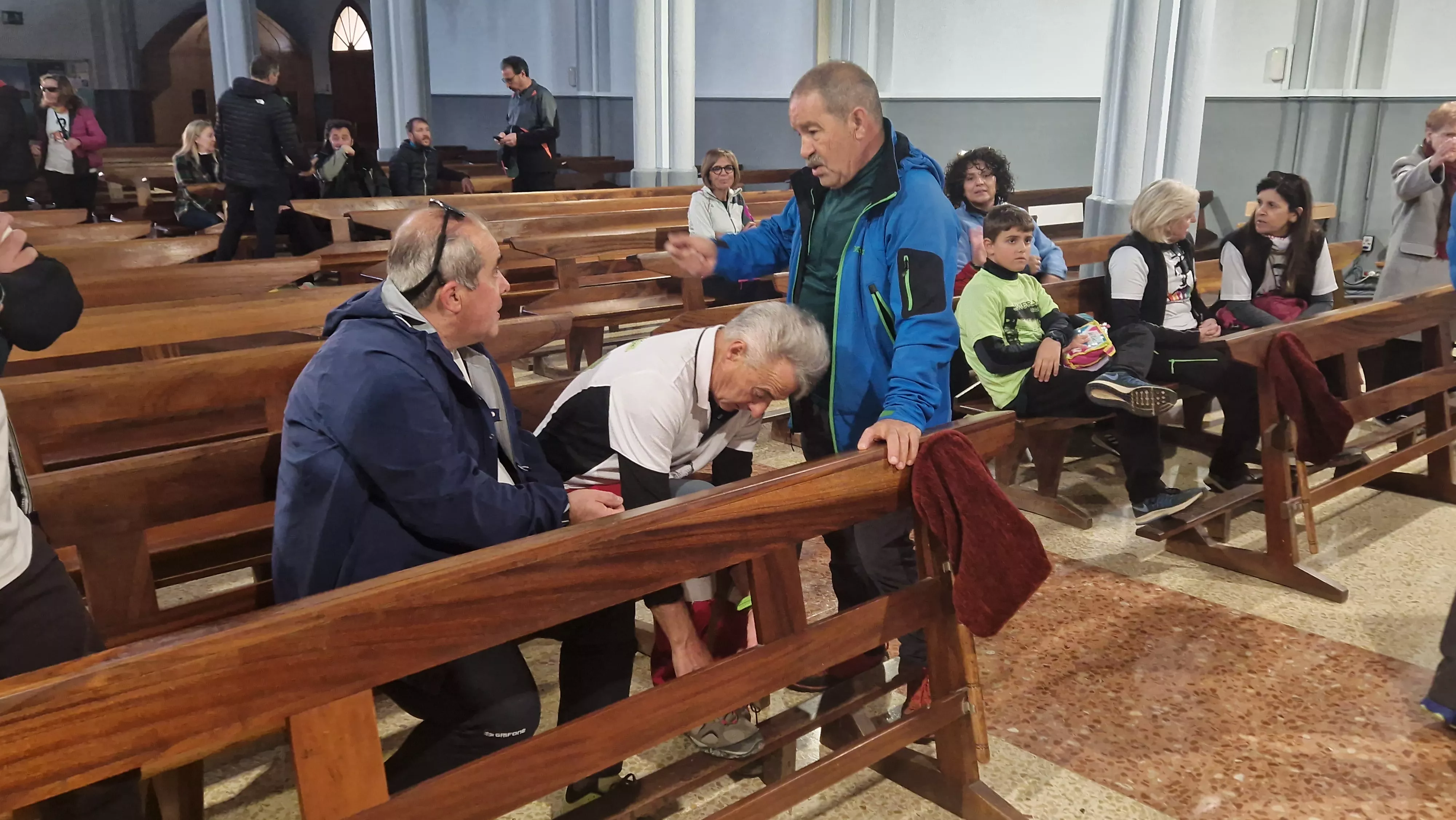  Salida de la Javierada 2024 desde Huesca. Foto Myriam Martínez 