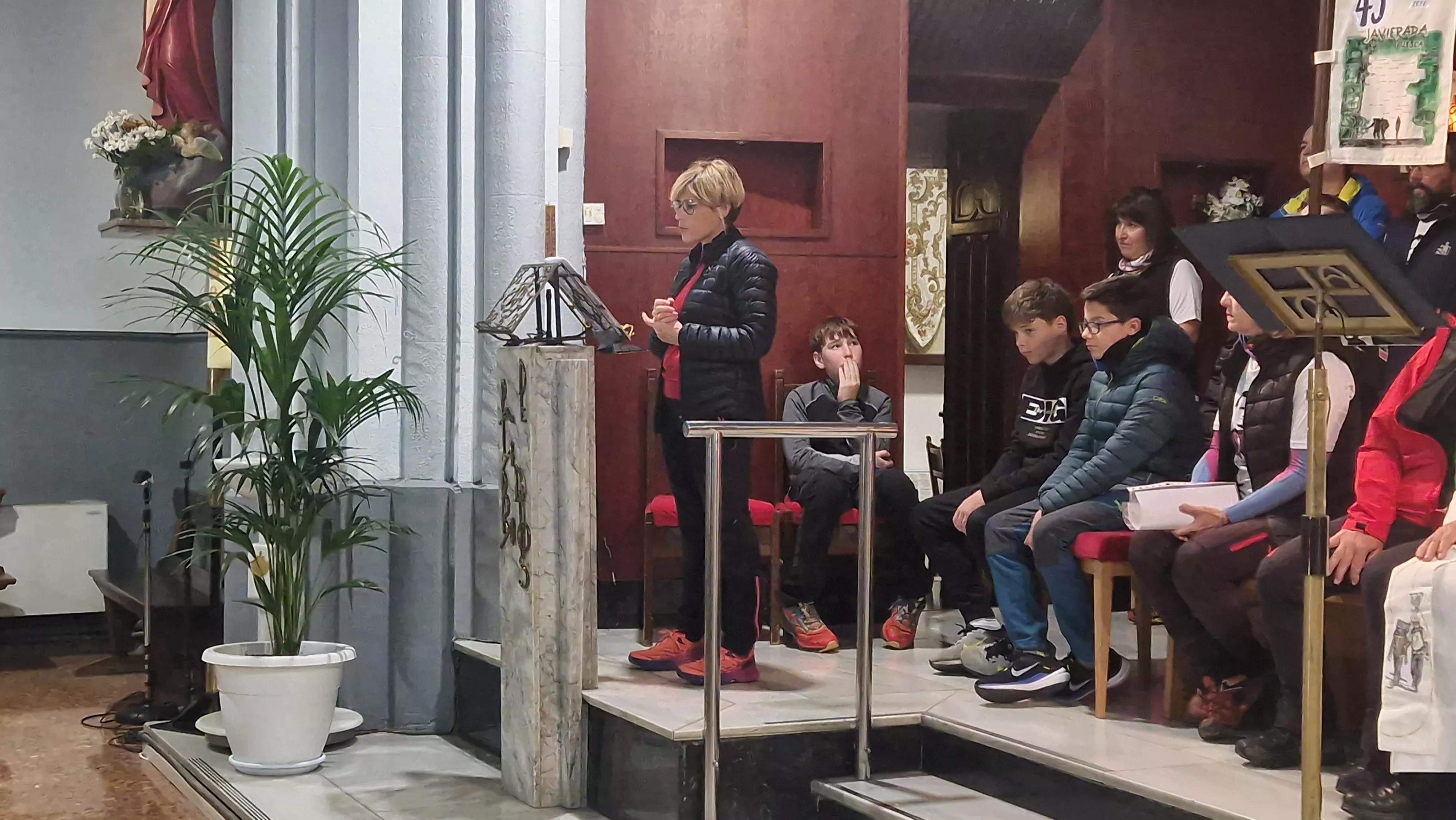  Salida de la Javierada 2024 desde Huesca. Foto Myriam Martínez 