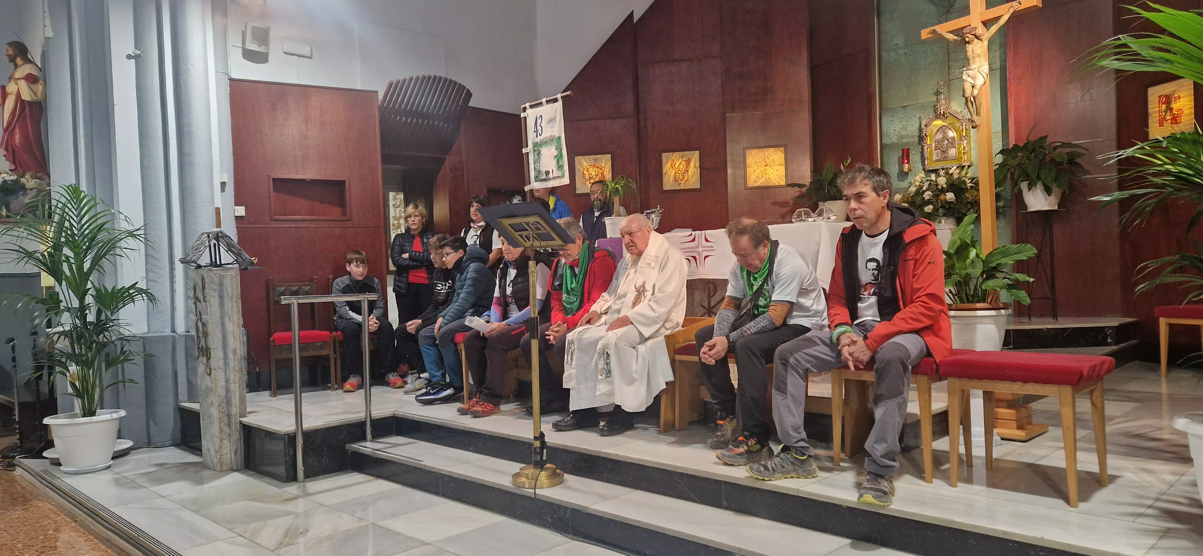  Salida de la Javierada 2024 desde Huesca. Foto Myriam Martínez 