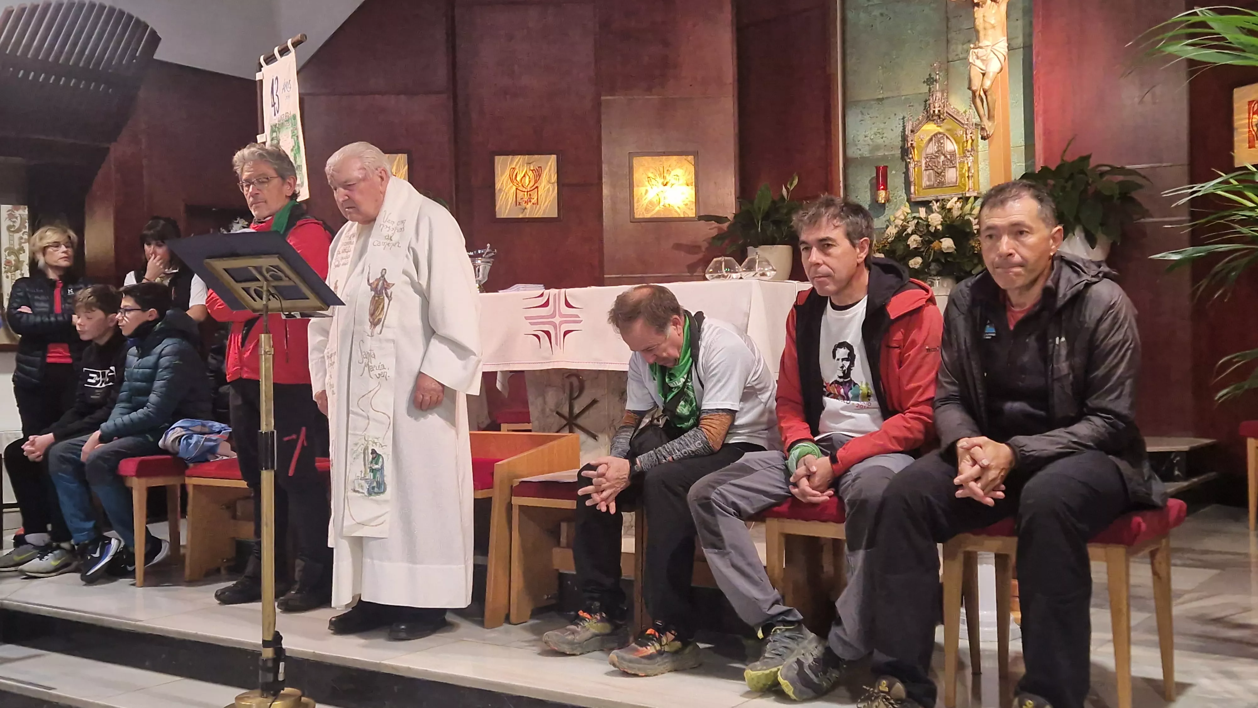  Salida de la Javierada 2024 desde Huesca. Foto Myriam Martínez 