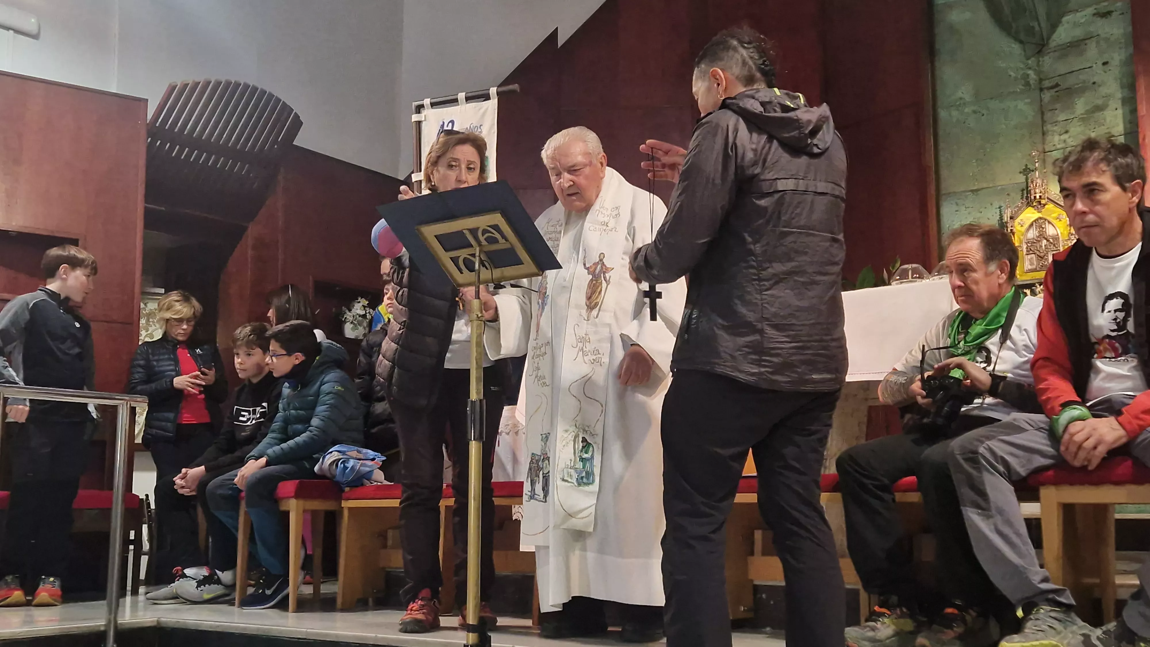  Salida de la Javierada 2024 desde Huesca. Foto Myriam Martínez 