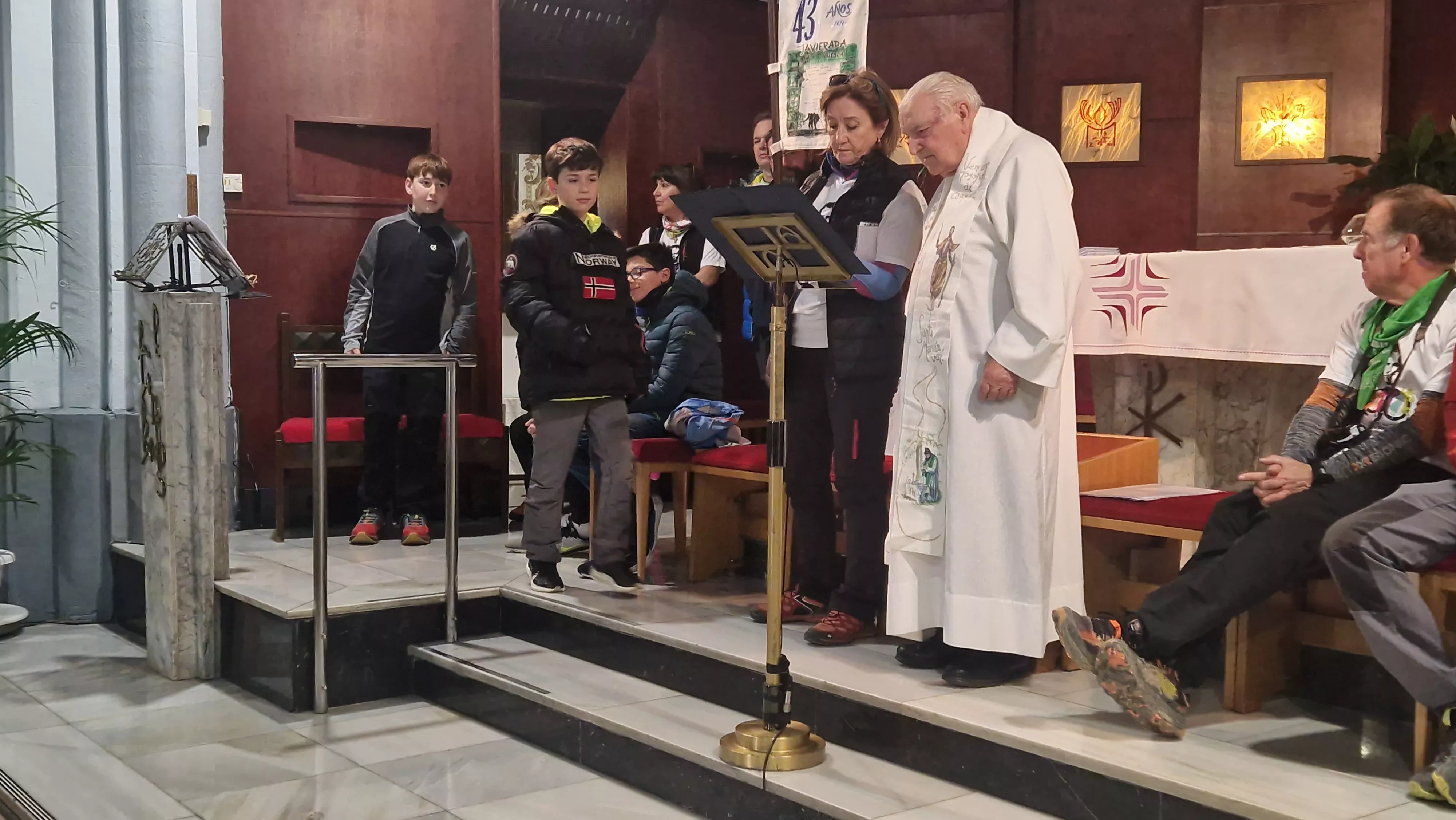  Salida de la Javierada 2024 desde Huesca. Foto Myriam Martínez 