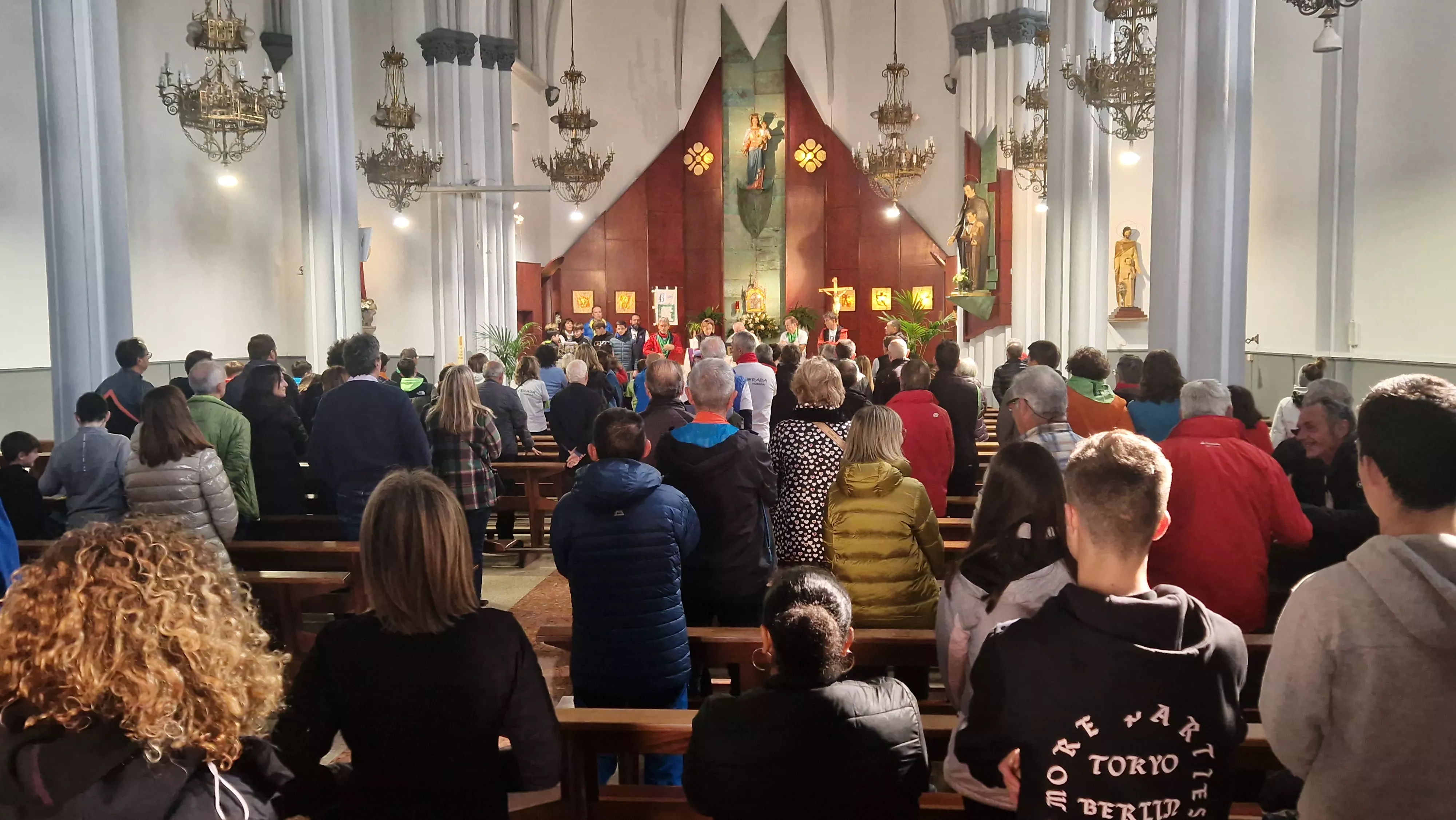  Salida de la Javierada 2024 desde Huesca. Foto Myriam Martínez 