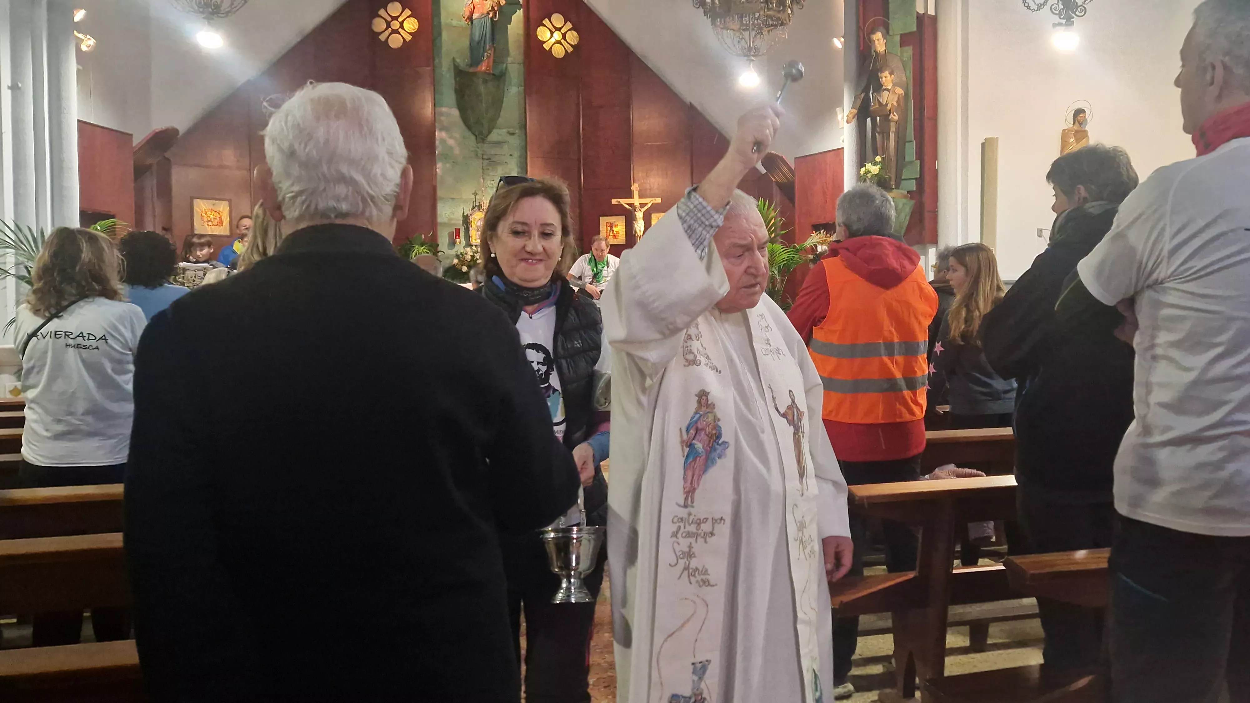  Salida de la Javierada 2024 desde Huesca. Foto Myriam Martínez 