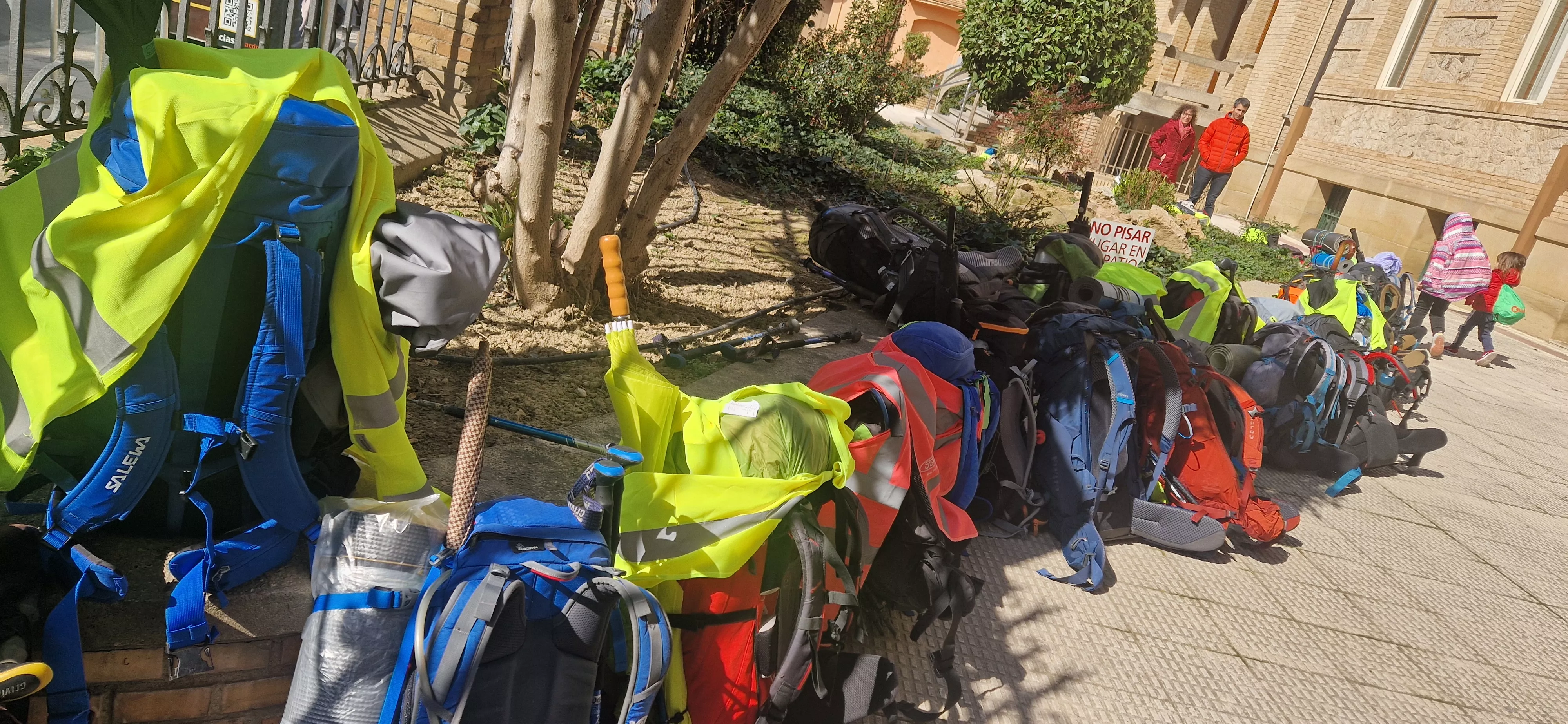  Salida de la Javierada 2024 desde Huesca. Foto Myriam Martínez 