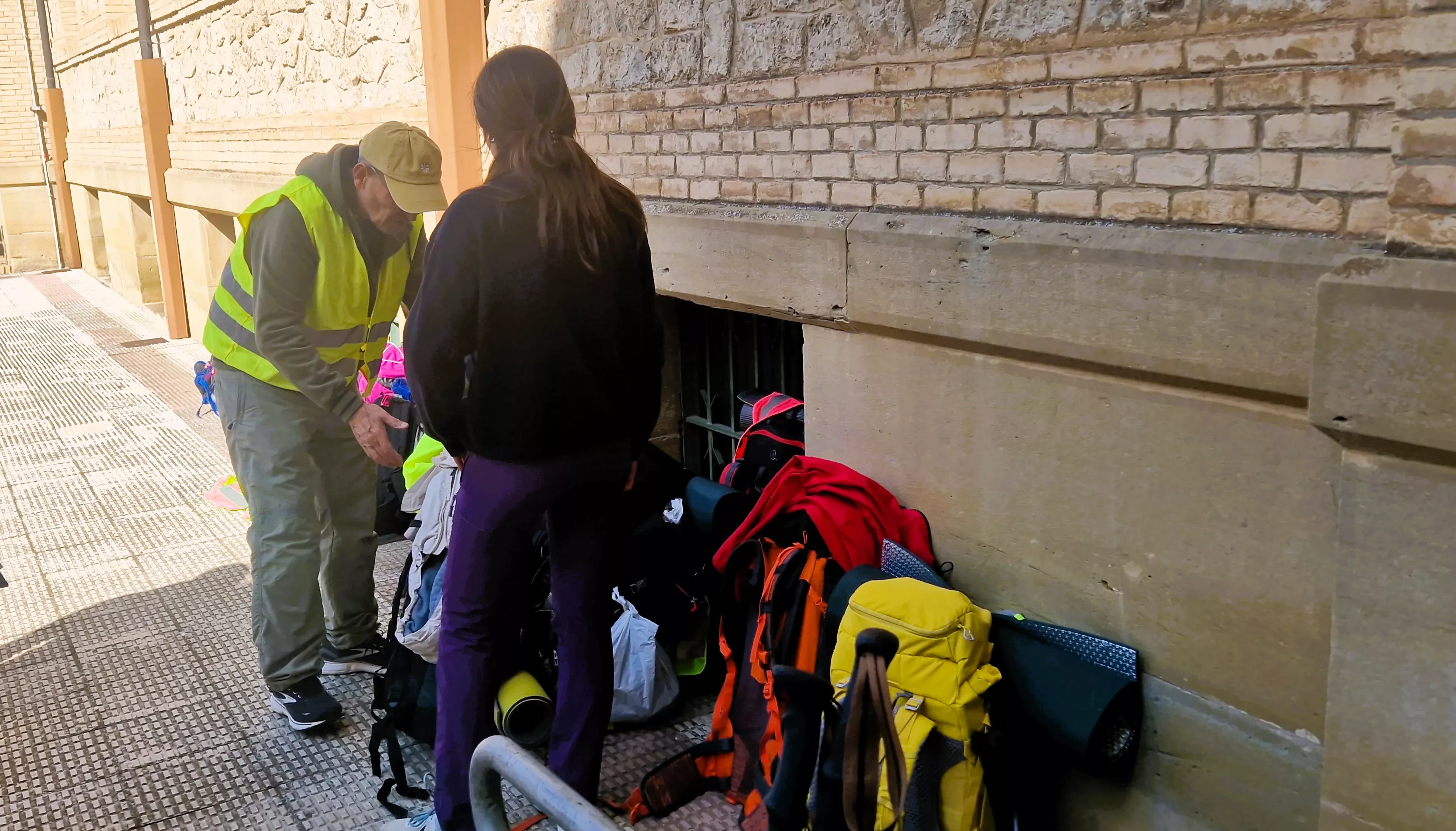  Salida de la Javierada 2024 desde Huesca. Foto Myriam Martínez 