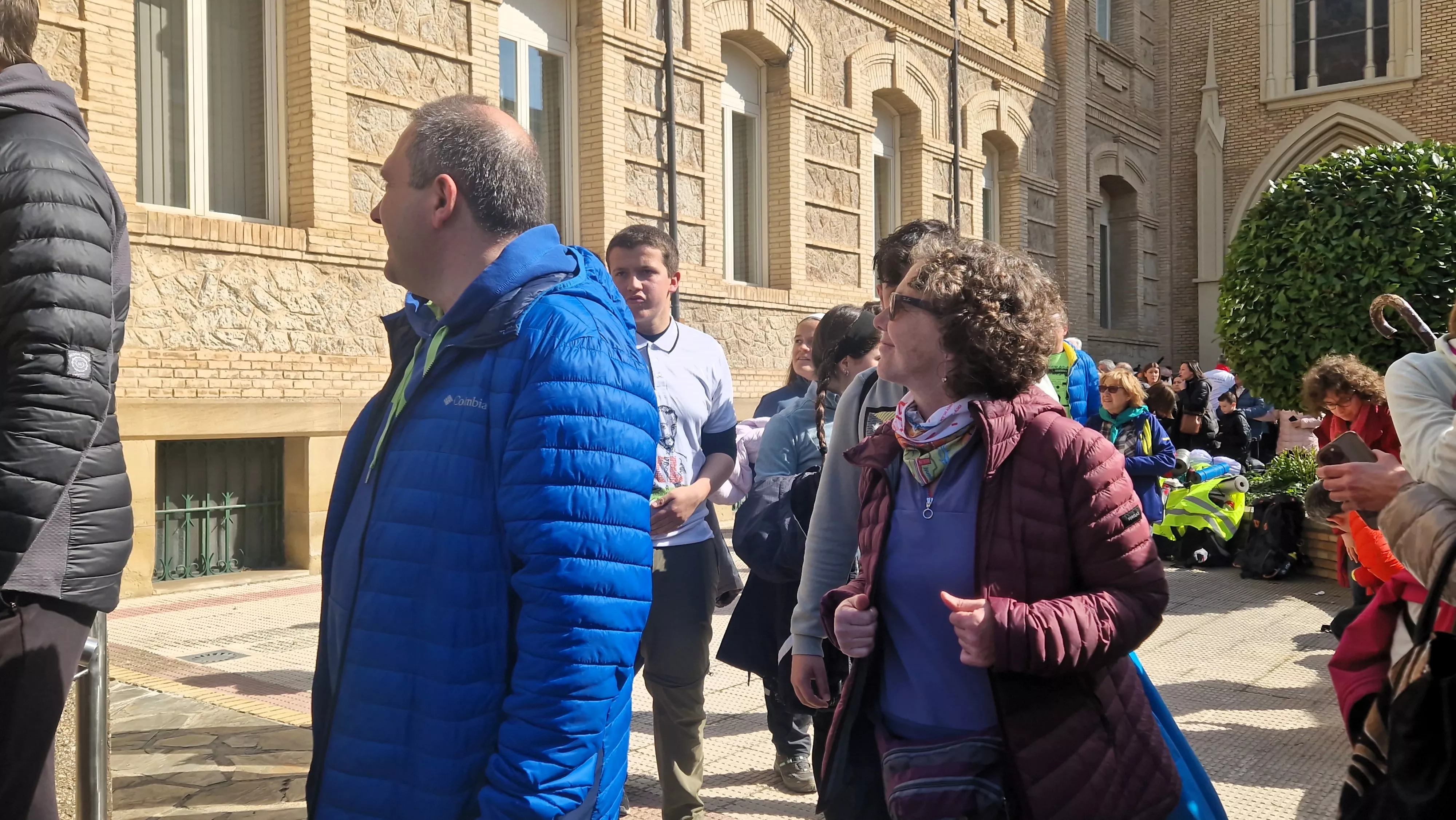  Salida de la Javierada 2024 desde Huesca. Foto Myriam Martínez 