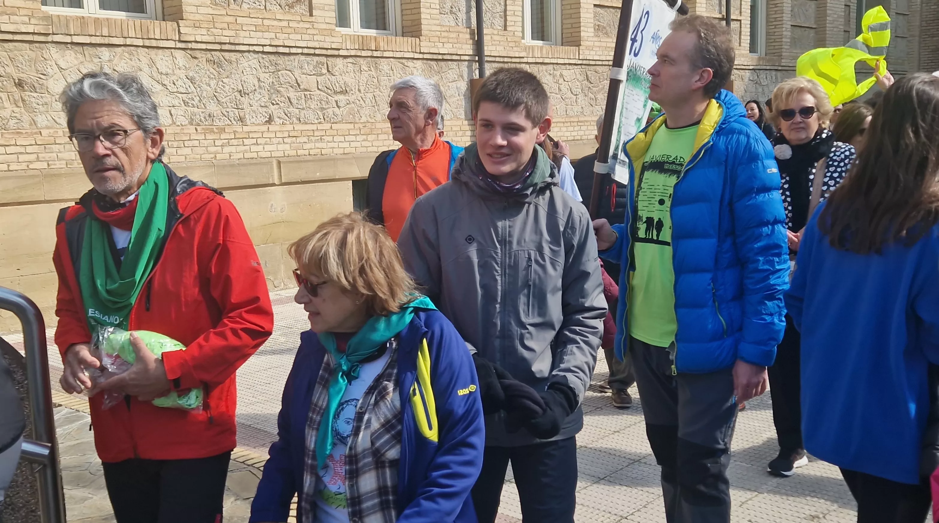  Salida de la Javierada 2024 desde Huesca. Foto Myriam Martínez 